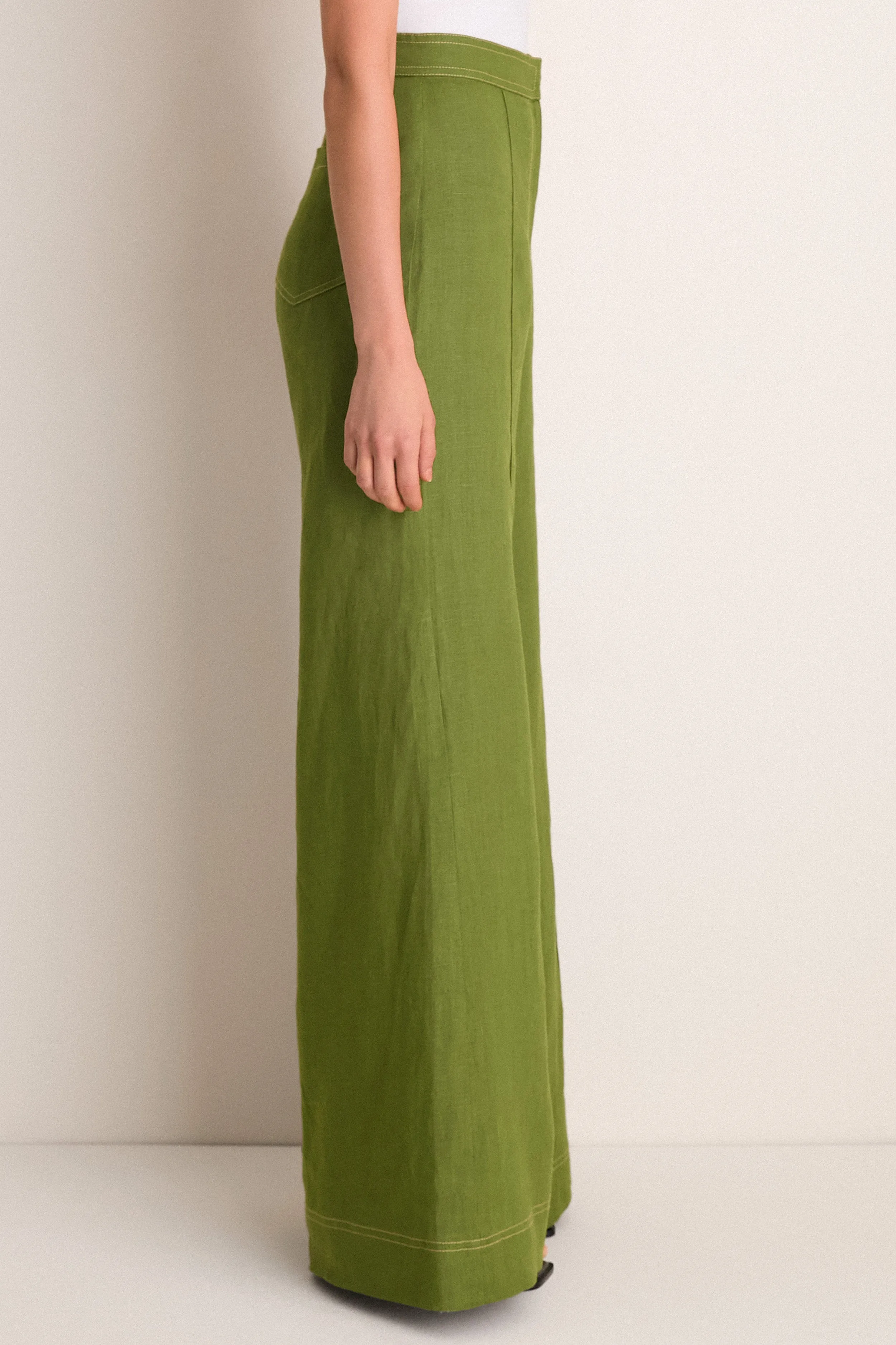 Olive Green Vivir Pants sold by Tuckernuck product image thumbnail 3