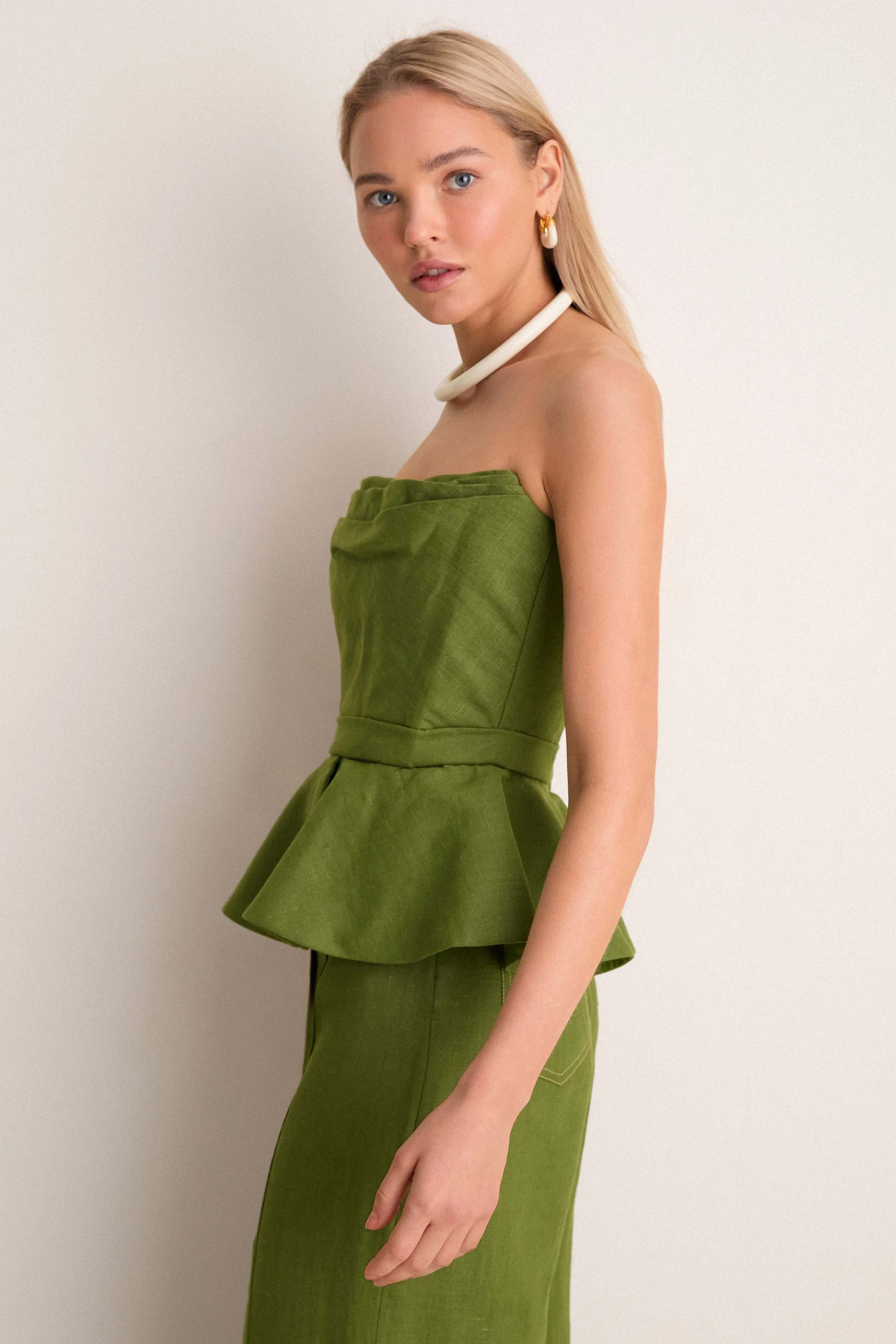 Olive Green Oliva Profundo Top sold by Tuckernuck product image thumbnail 3
