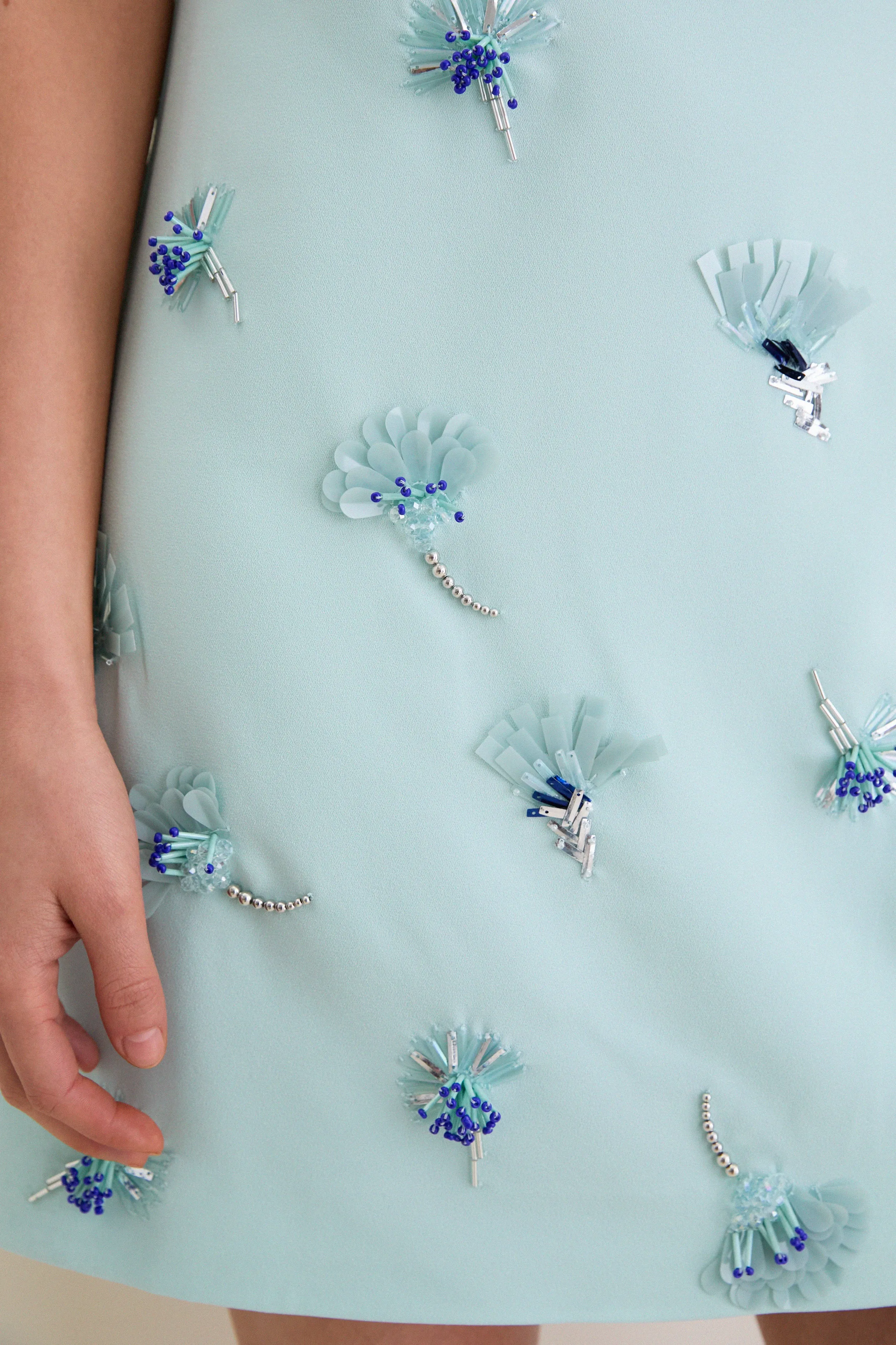 Sky Ella Embellished Mini Dress sold by Tuckernuck product image thumbnail 5