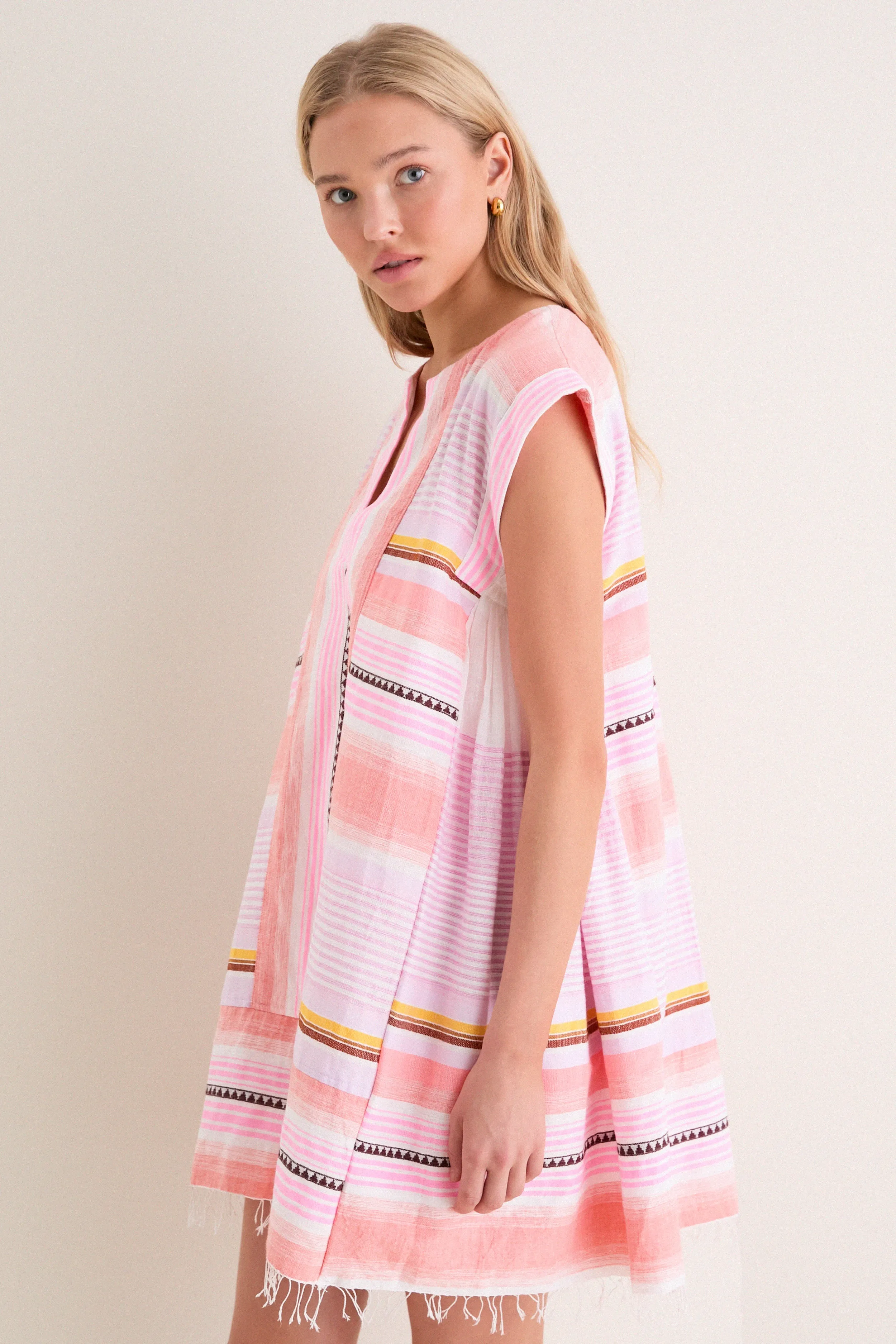 Kiremiti Pink Elina Caftan sold by Tuckernuck product image thumbnail 3