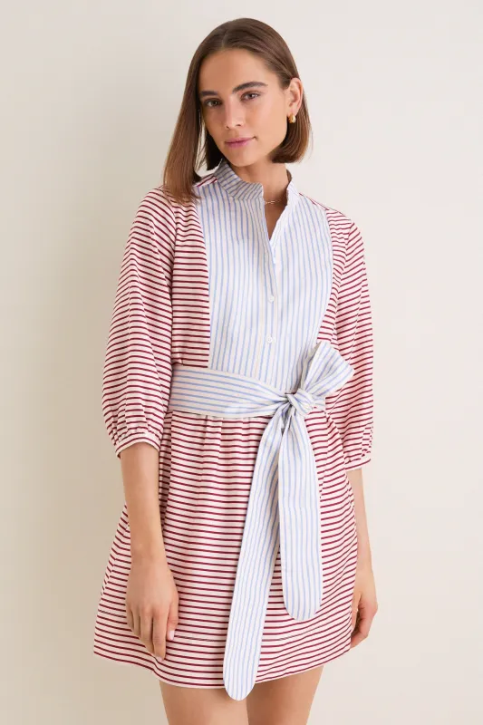 Cisco Stripe Calliope Mini Dress made by Tuckernuck
