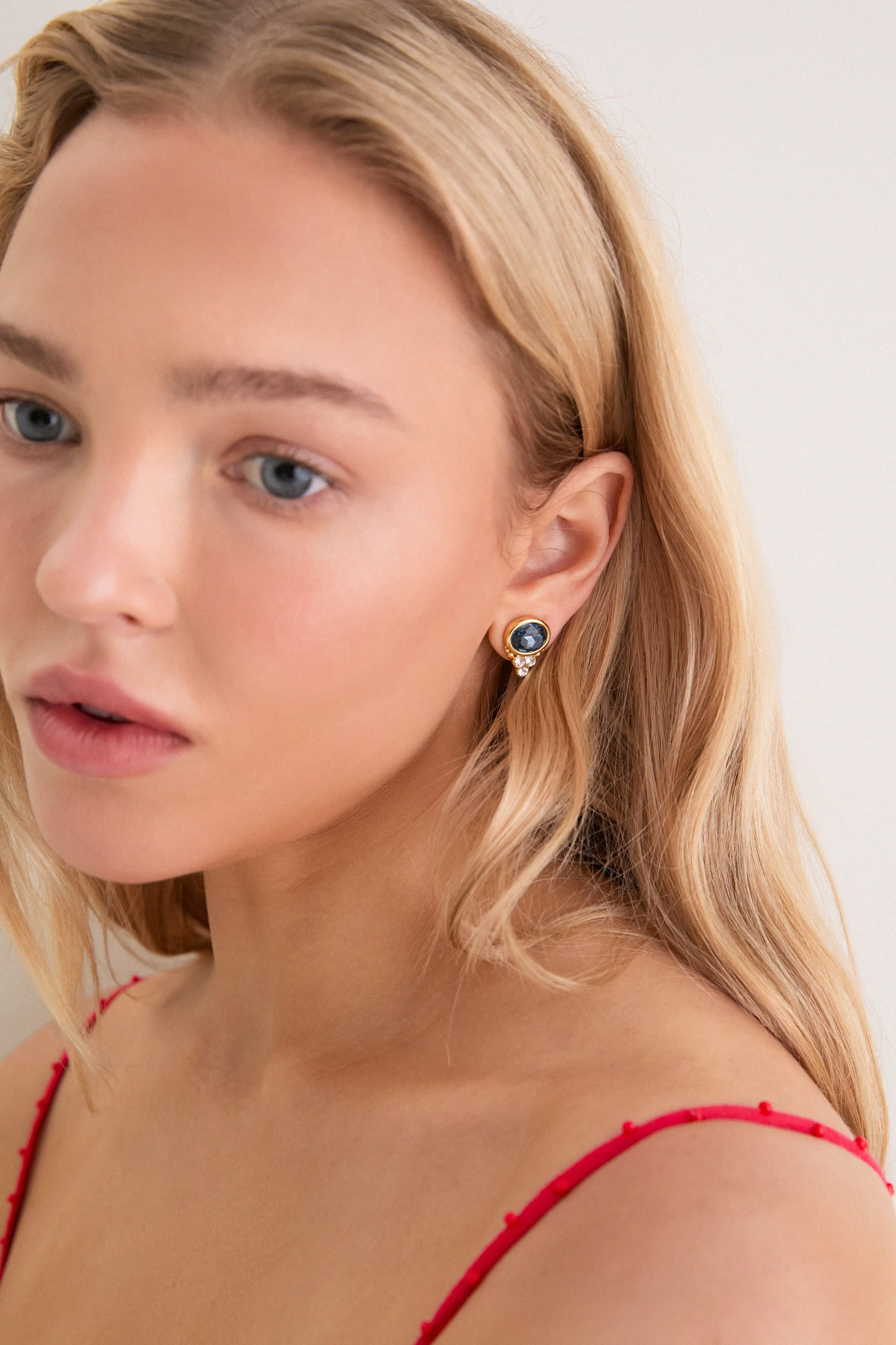 Sapphire BonBon Studs sold by Tuckernuck product image thumbnail 2