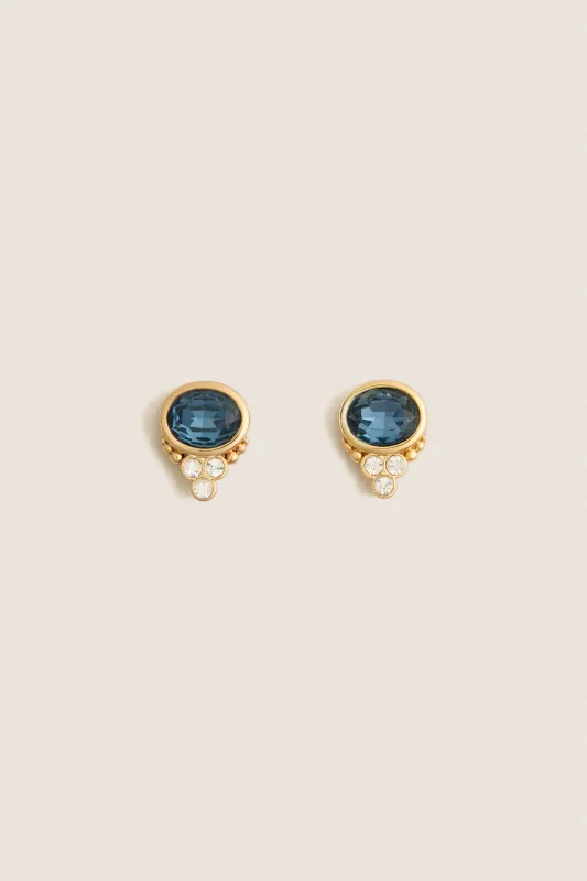 Sapphire BonBon Studs made by Tuckernuck