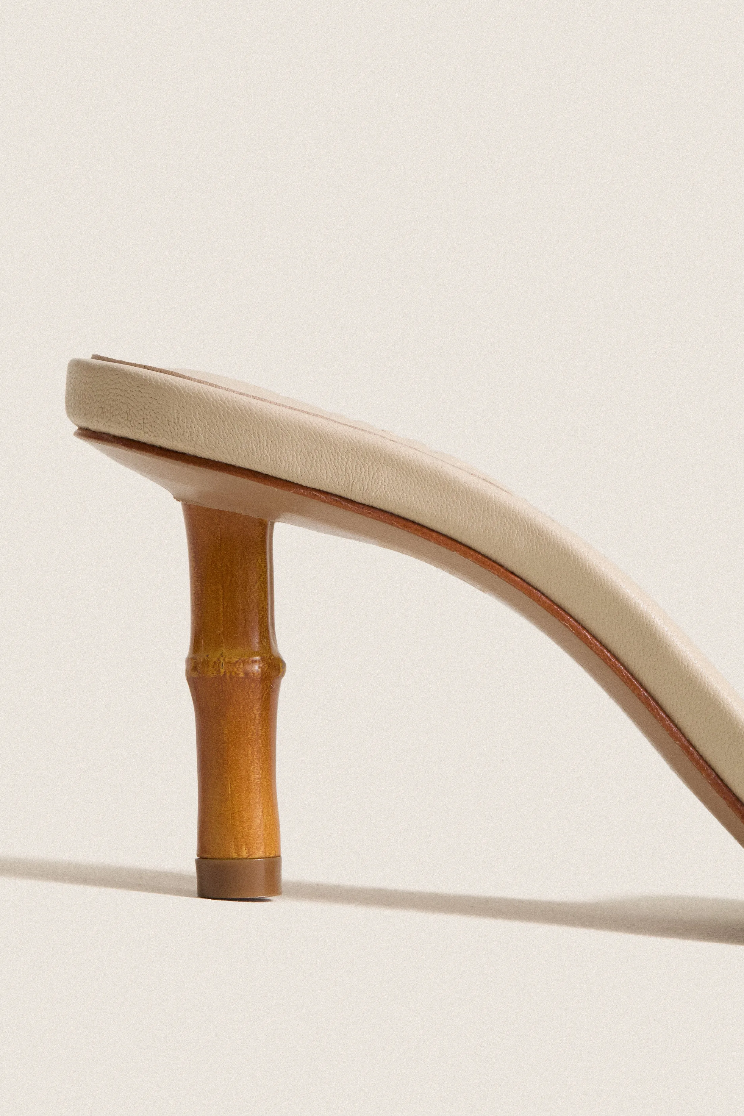 Egg Shell Leena Bamboo Heels sold by Tuckernuck product image thumbnail 5