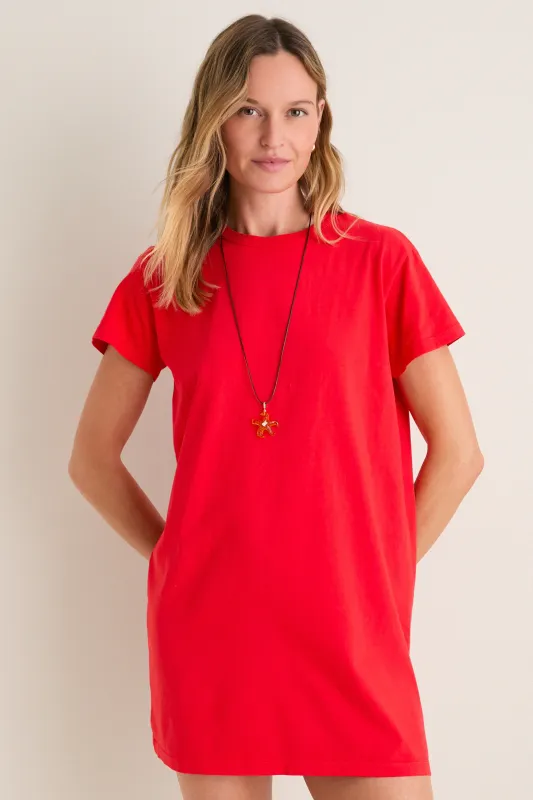 Cerise Margo Mini Dress made by Leset
