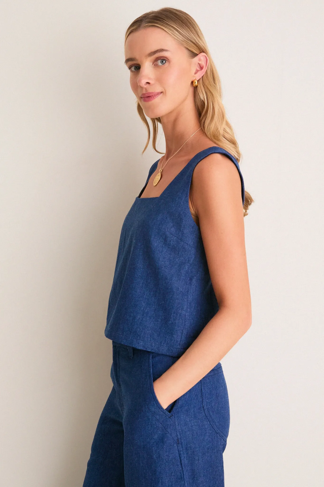 Indigo Roma Top 2 sold by Tuckernuck product image thumbnail 3