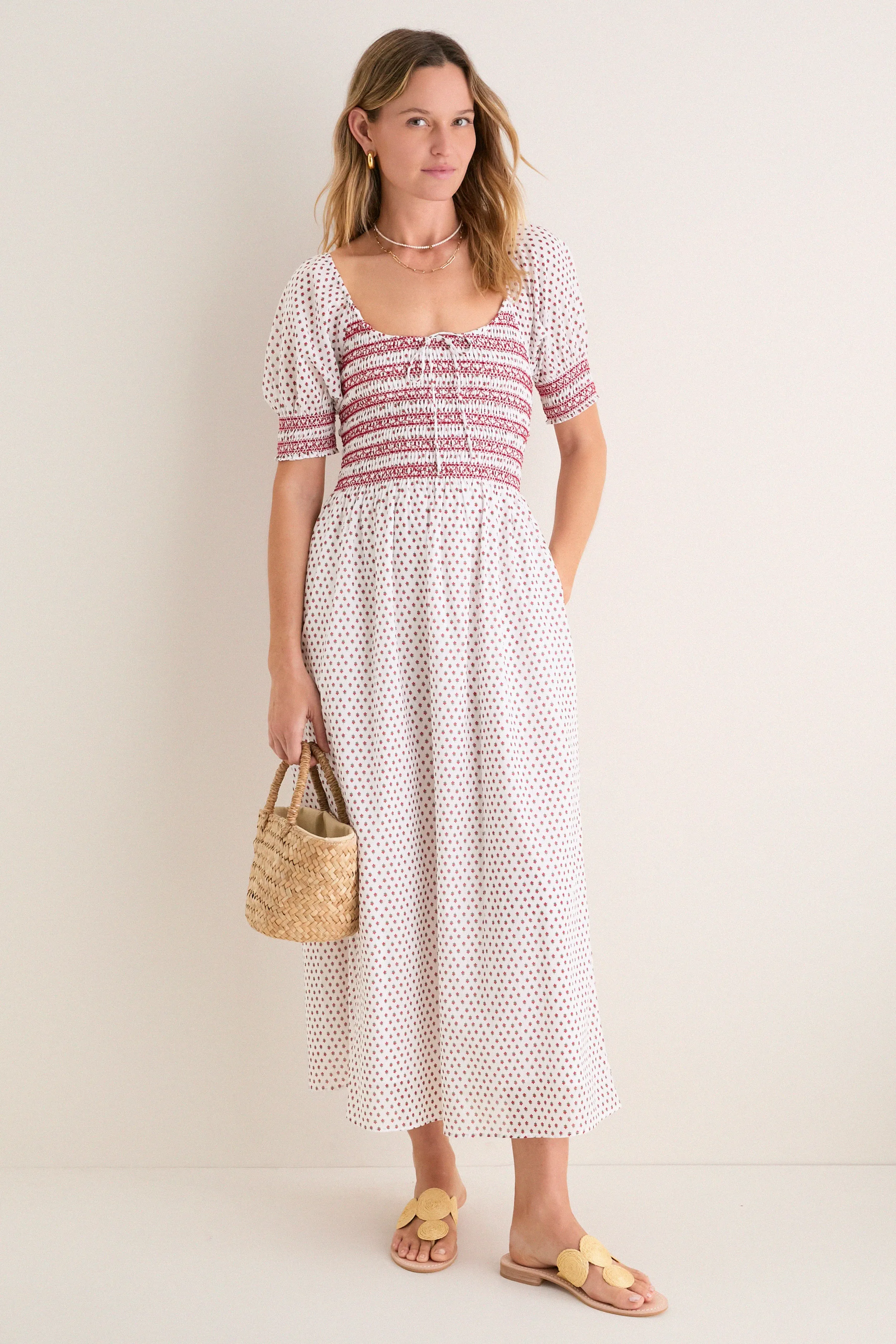 Poppy Half Drop White Madeline Nap Dress sold by Tuckernuck product image thumbnail 2