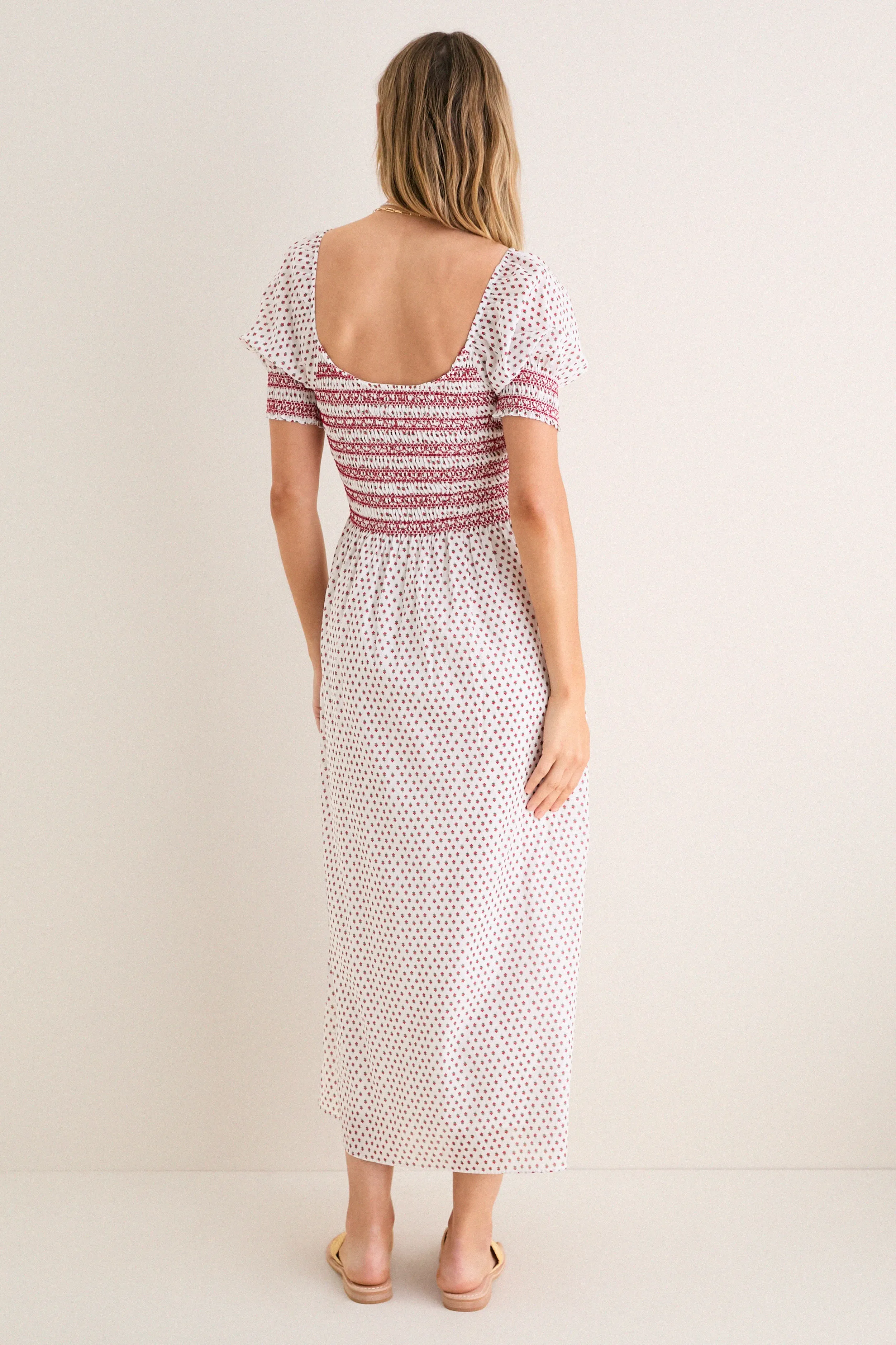 Poppy Half Drop White Madeline Nap Dress sold by Tuckernuck product image thumbnail 4