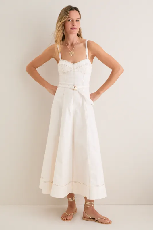 Off White Fiona Dress made by Hill House Home