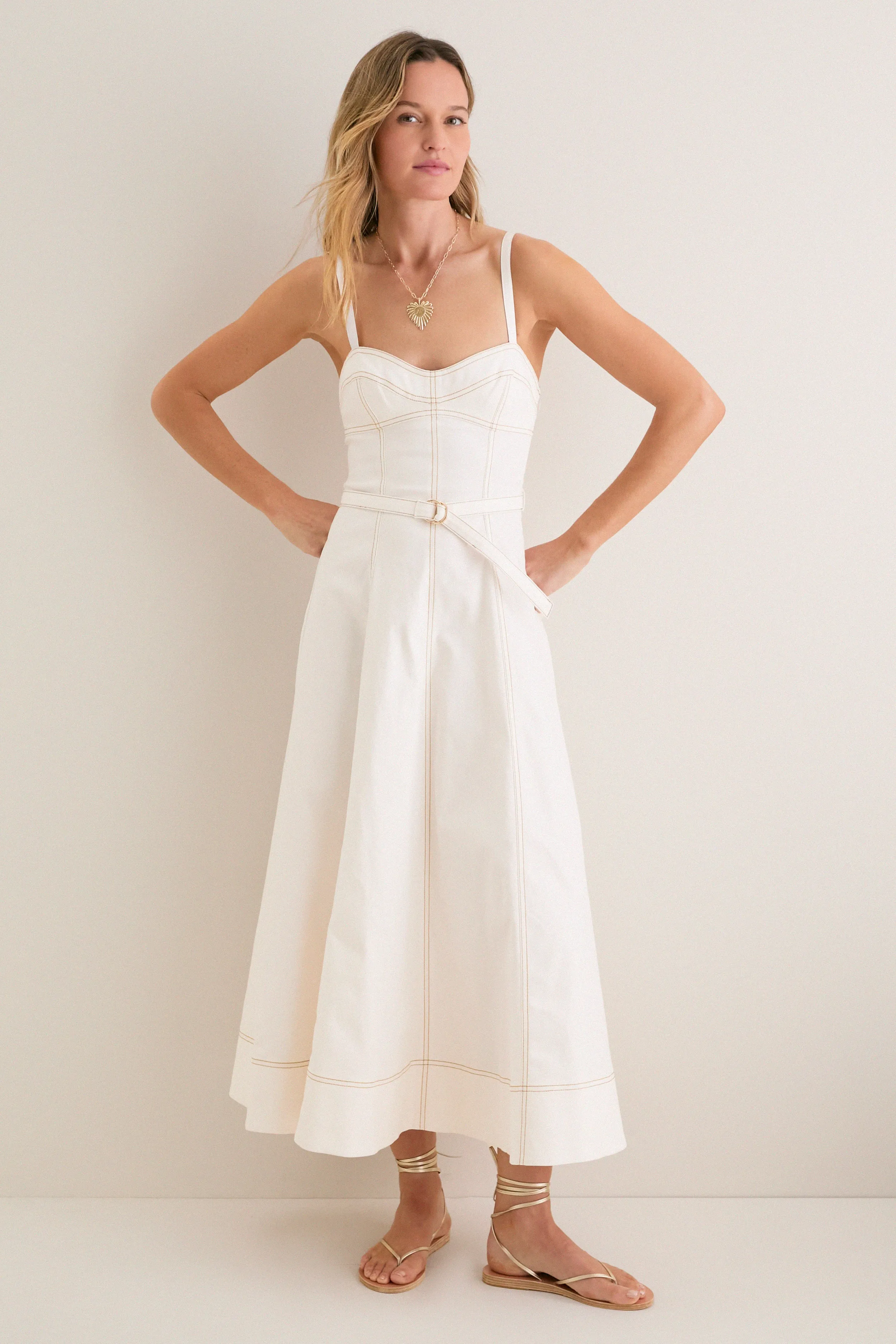 Off White Fiona Dress sold by Tuckernuck