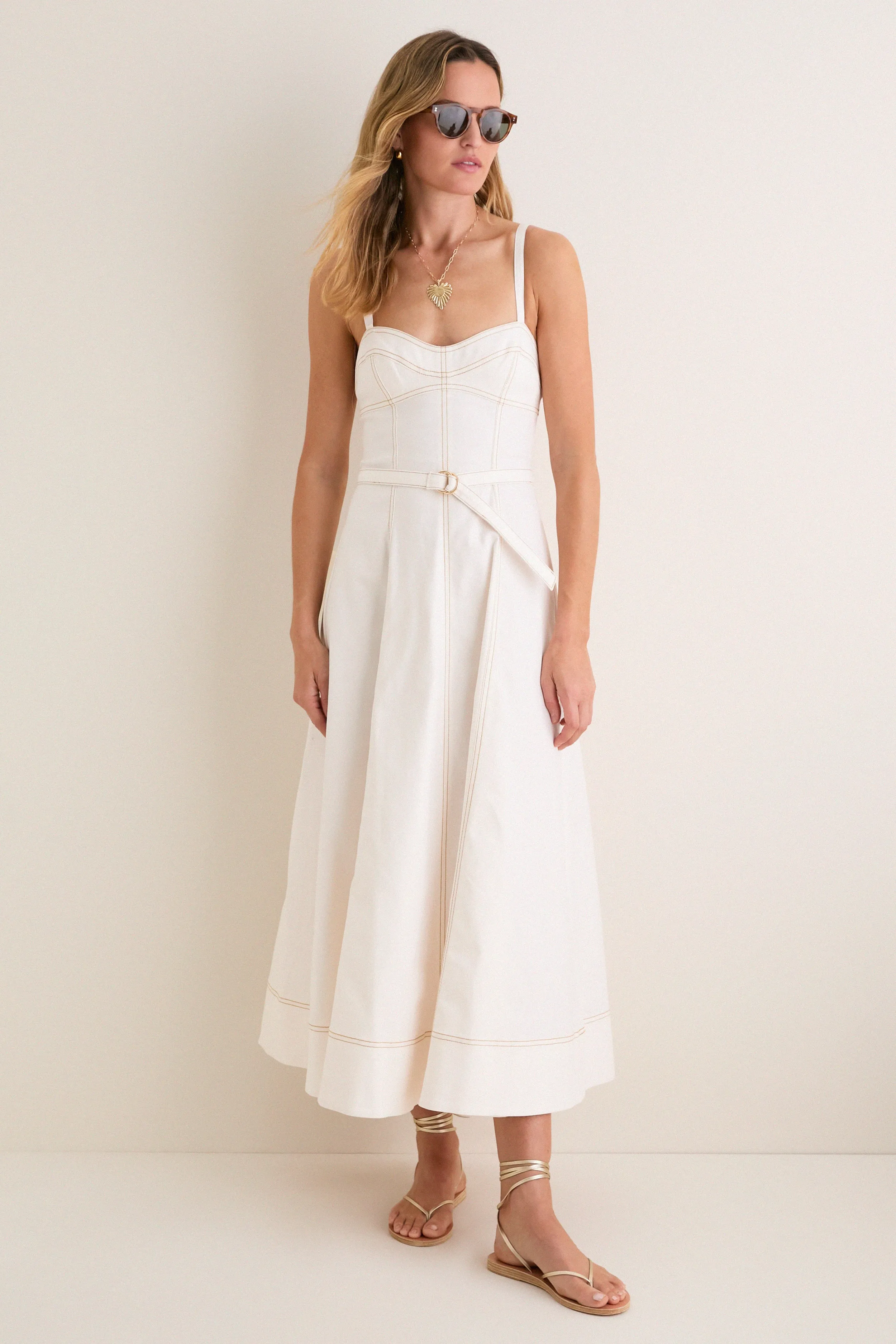 Off White Fiona Dress sold by Tuckernuck product image thumbnail 2