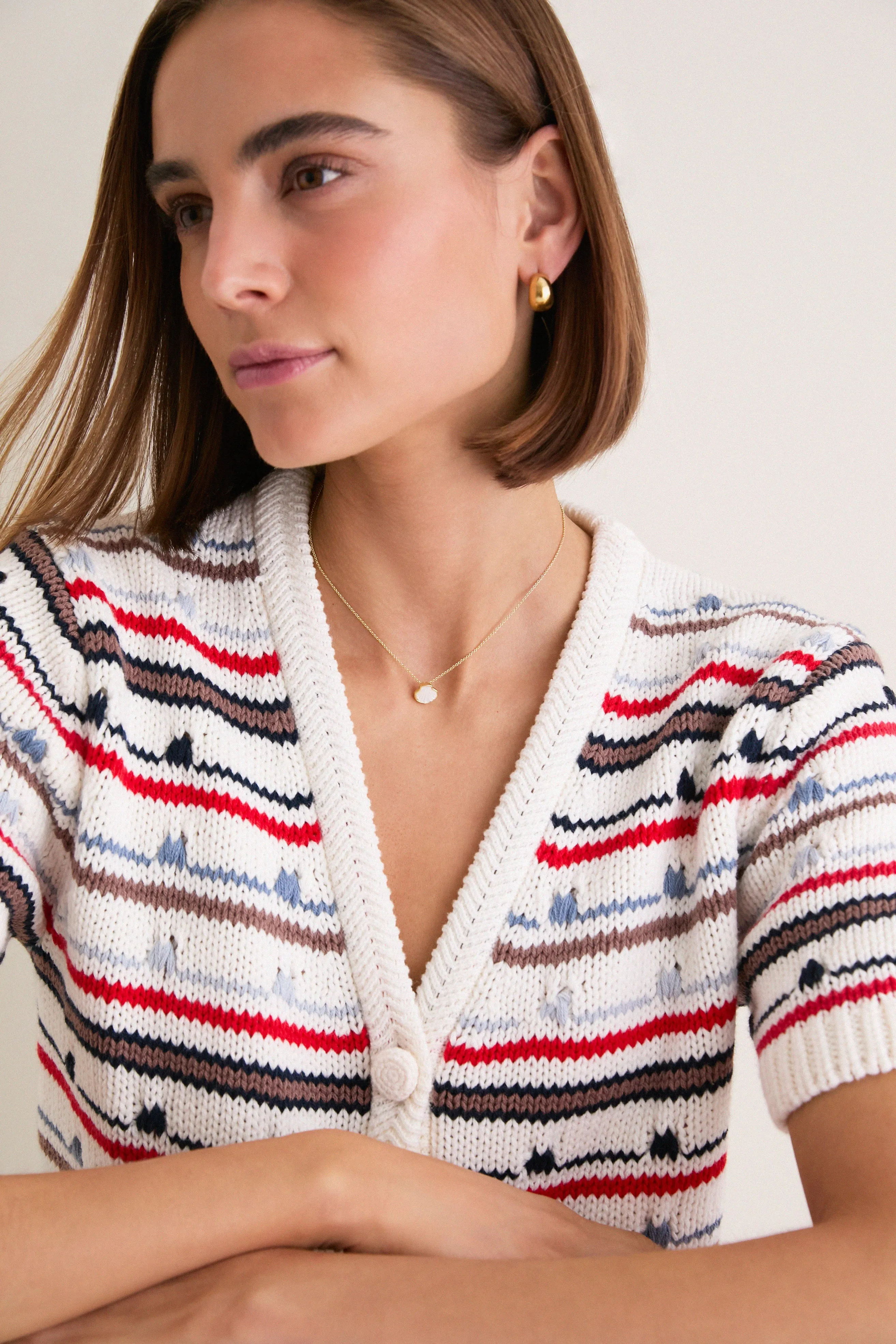 Mother of Pearl Petite Sankaty Necklace sold by Tuckernuck product image thumbnail 2