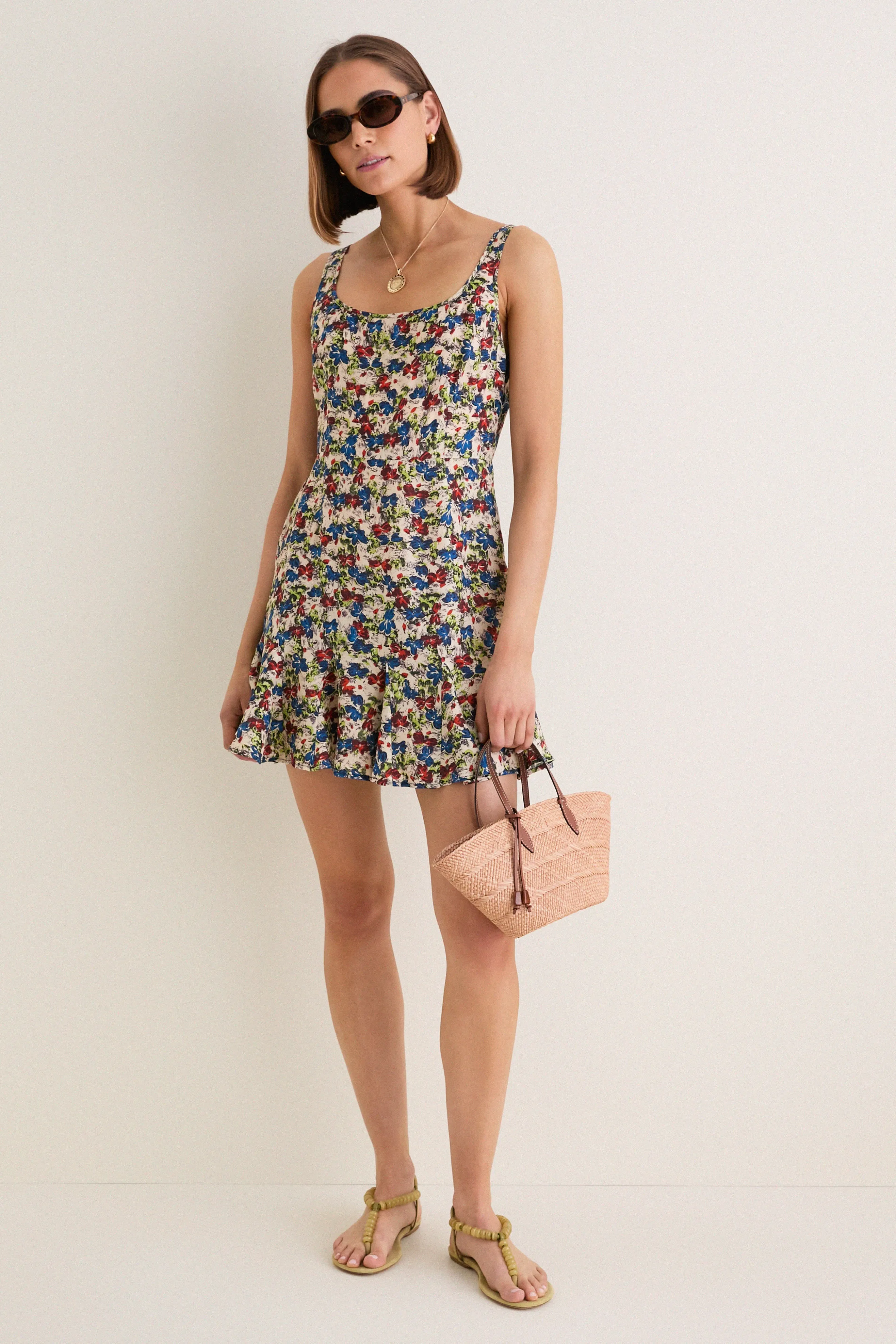 Ditsy Meadow Lyon Mini Dress sold by Tuckernuck product image thumbnail 2