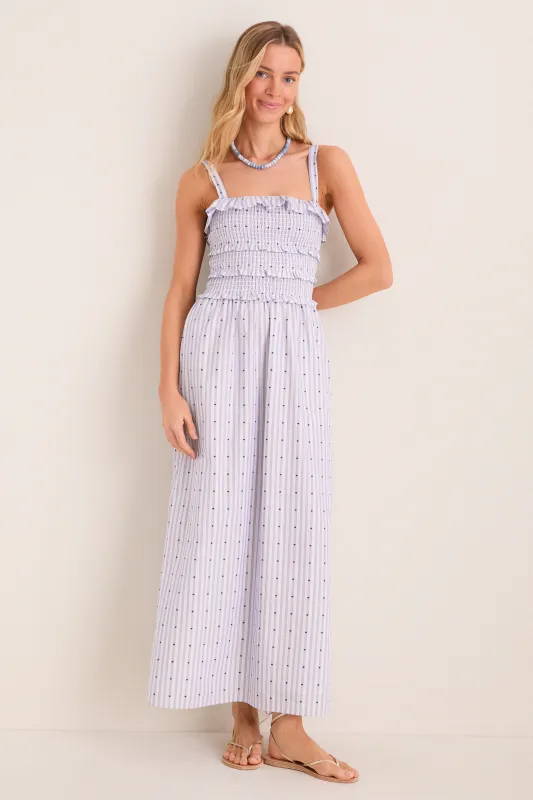 Navy and White Analiese Nap Dress made by Hill House Home