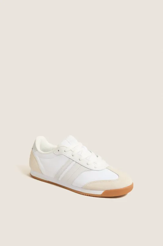 White and Grey Revival Sneakers made by Keds