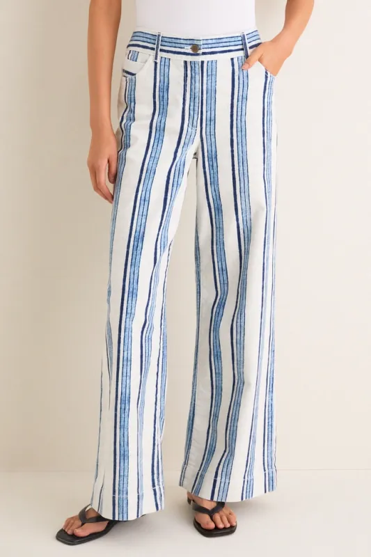 Blue Stripe Pascal Pant made by Tuckernuck