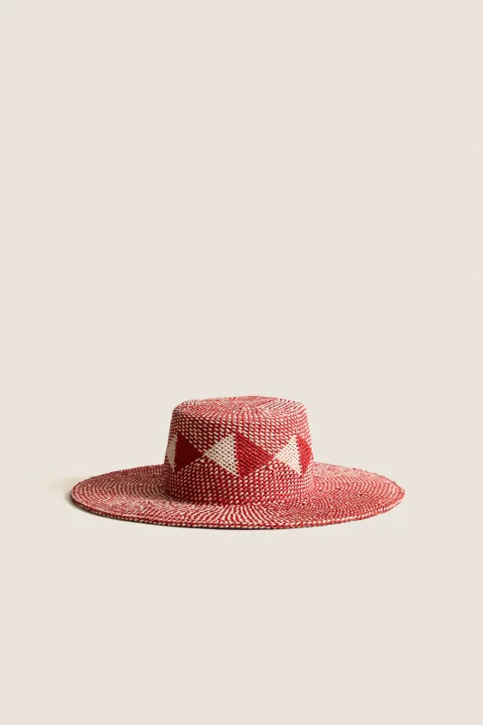 Ruby Diamond Grande Rivera Boater Hat made by Tuckernuck