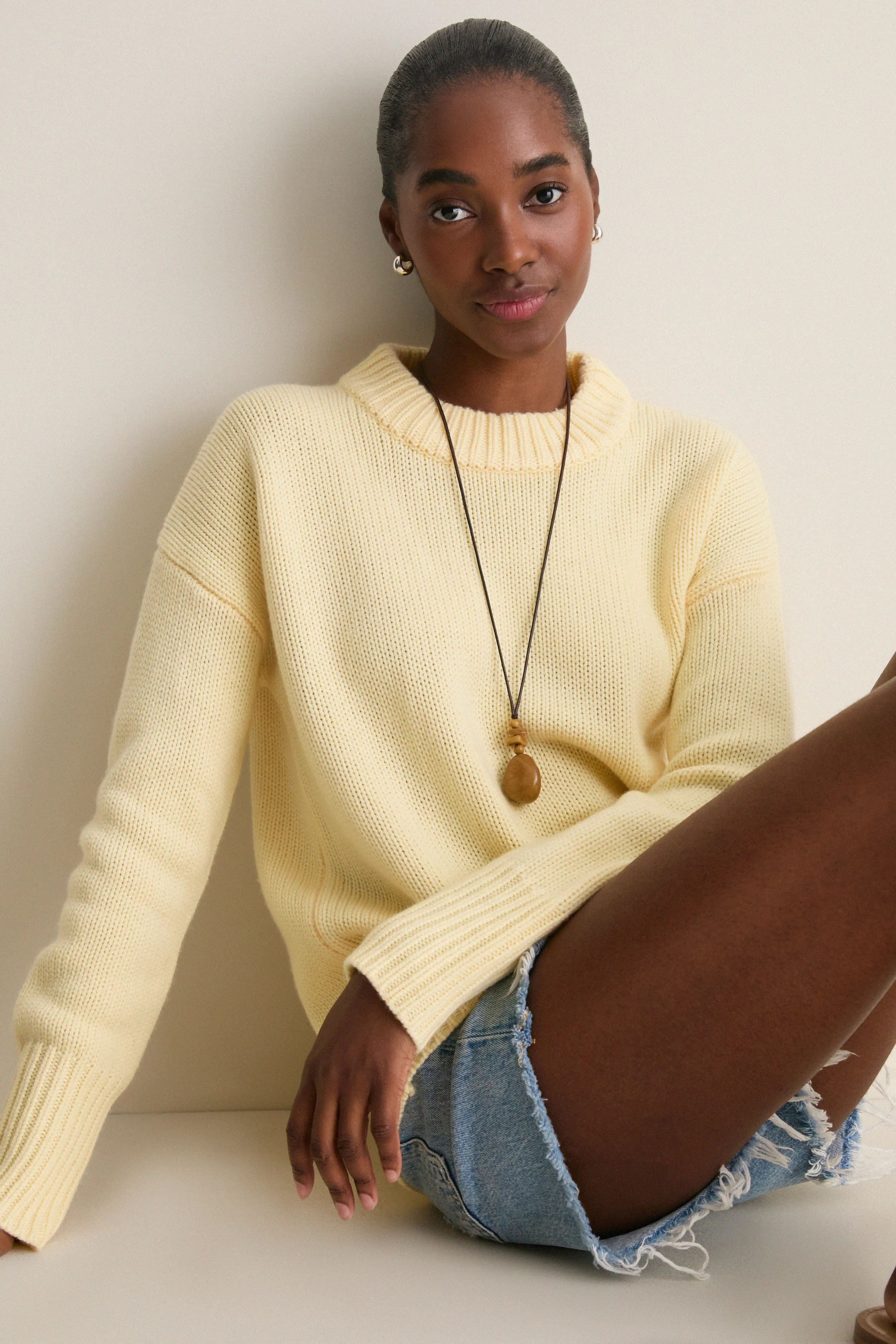 Butter Solid Marin Sweater sold by Tuckernuck product image thumbnail 2