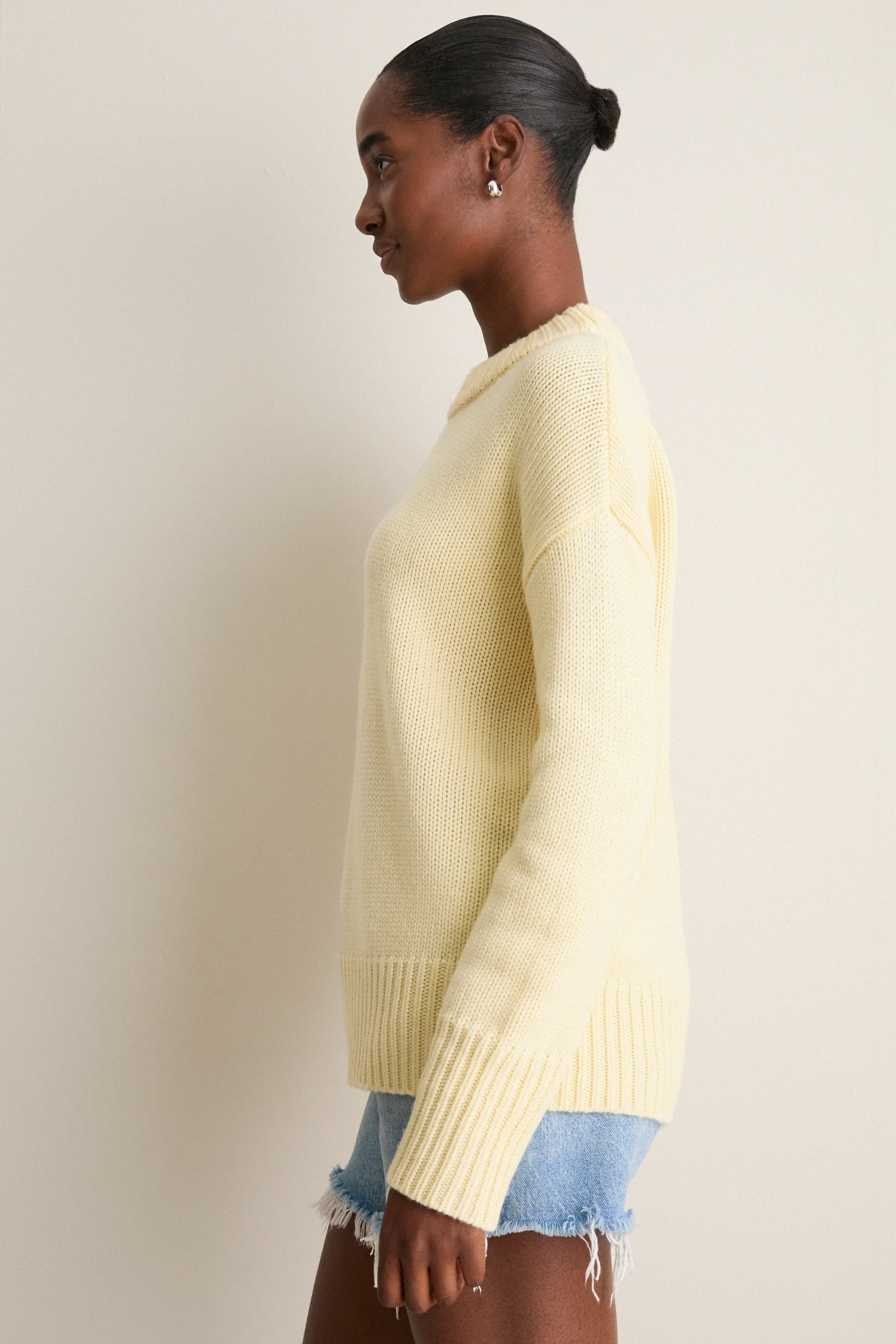 Butter Solid Marin Sweater sold by Tuckernuck product image thumbnail 4
