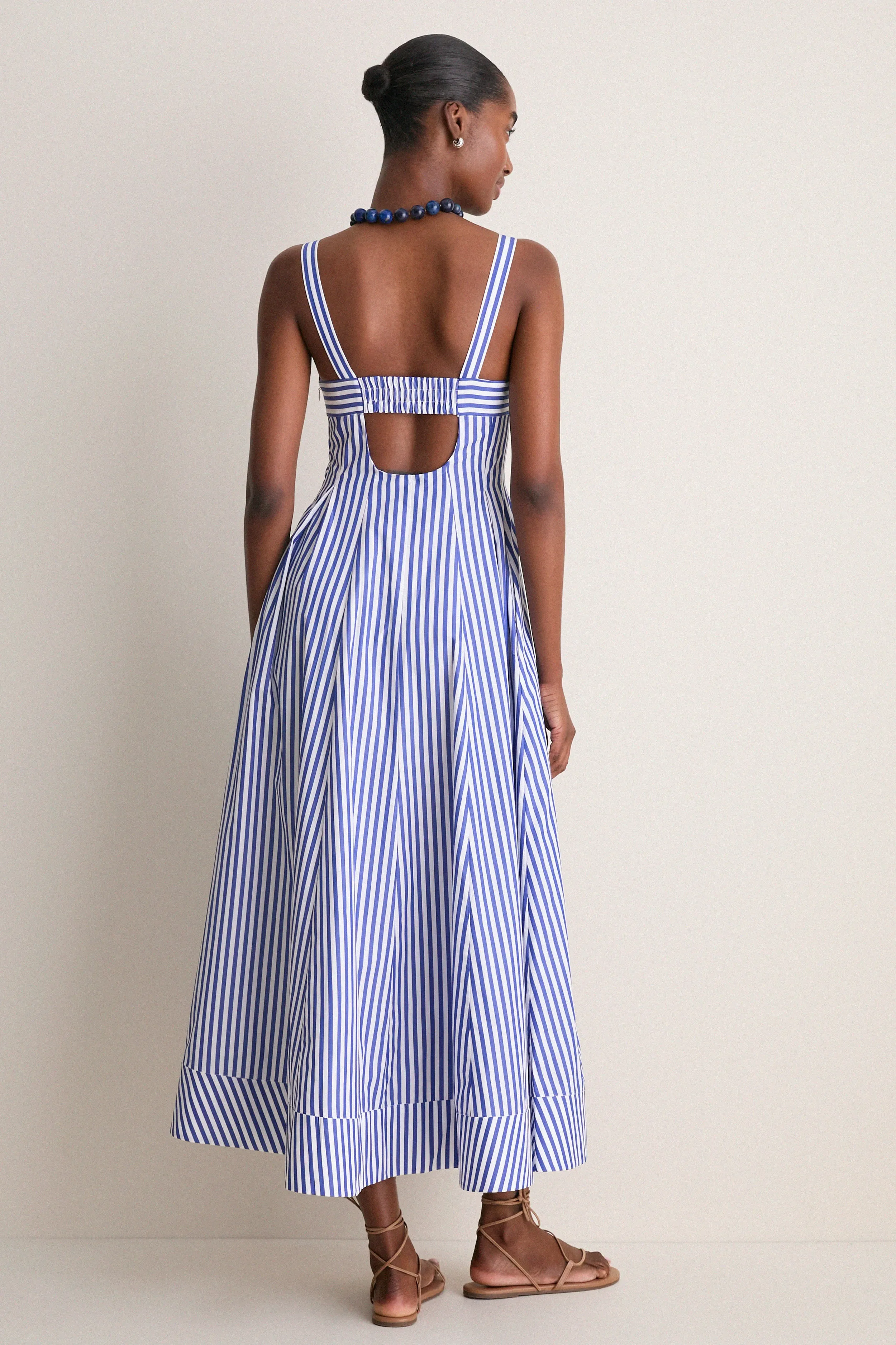 Cobalt and White Madeline Dress sold by Tuckernuck product image thumbnail 5