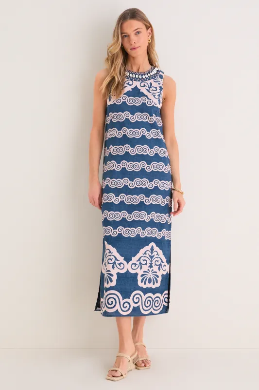 Sea Wall Josie Midi Dress made by Anna Cate