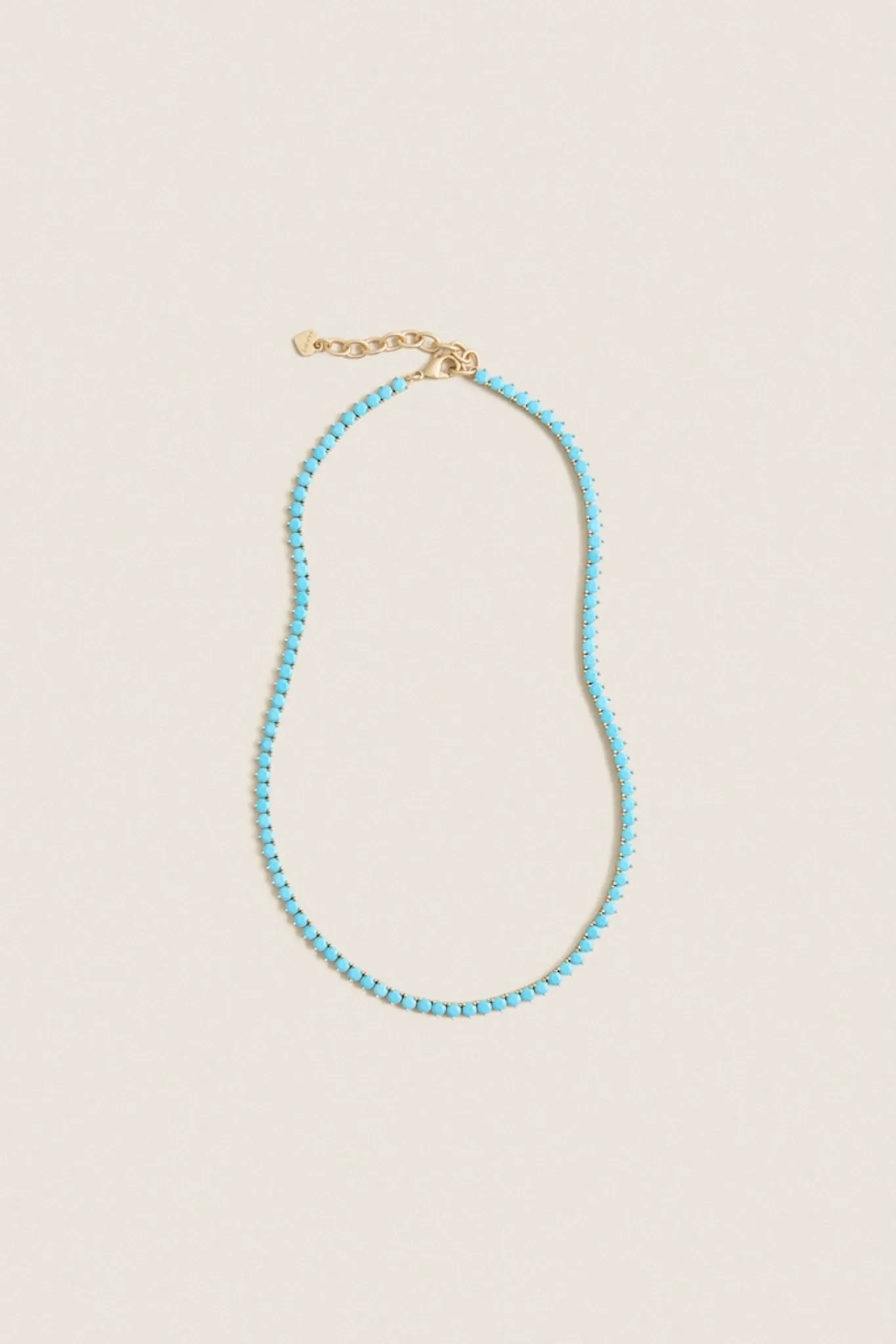 Turquoise Tennis Necklace sold by Tuckernuck
