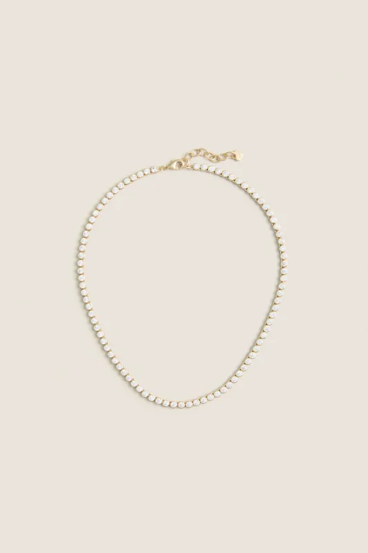Bezel Tennis Necklace made by HART