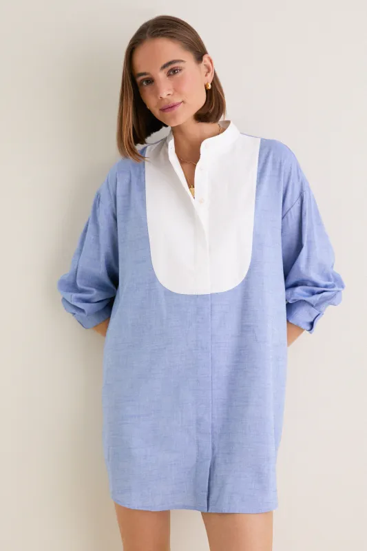 Chambray Arlington Shirt Dress made by Tuckernuck