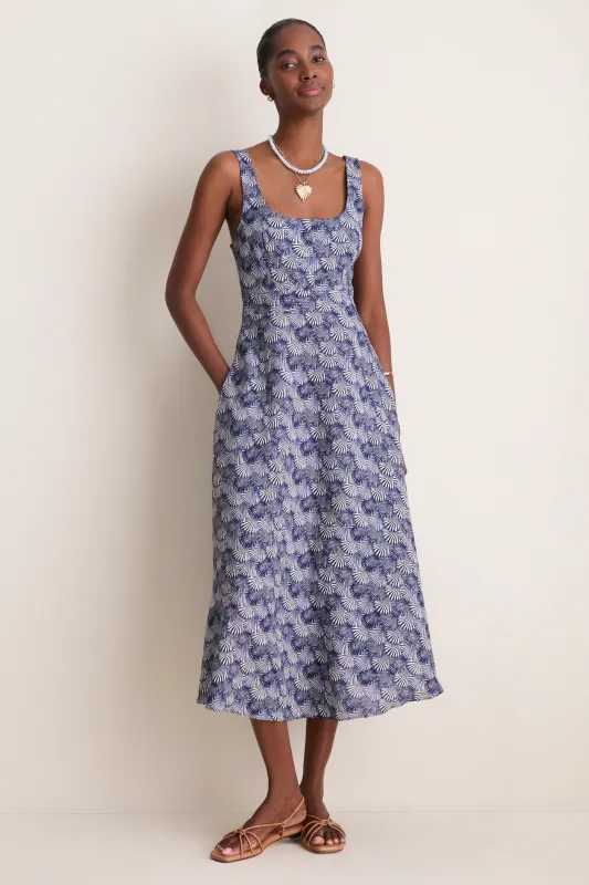 Midnight Sleeveless Maxi Dress made by La Ligne
