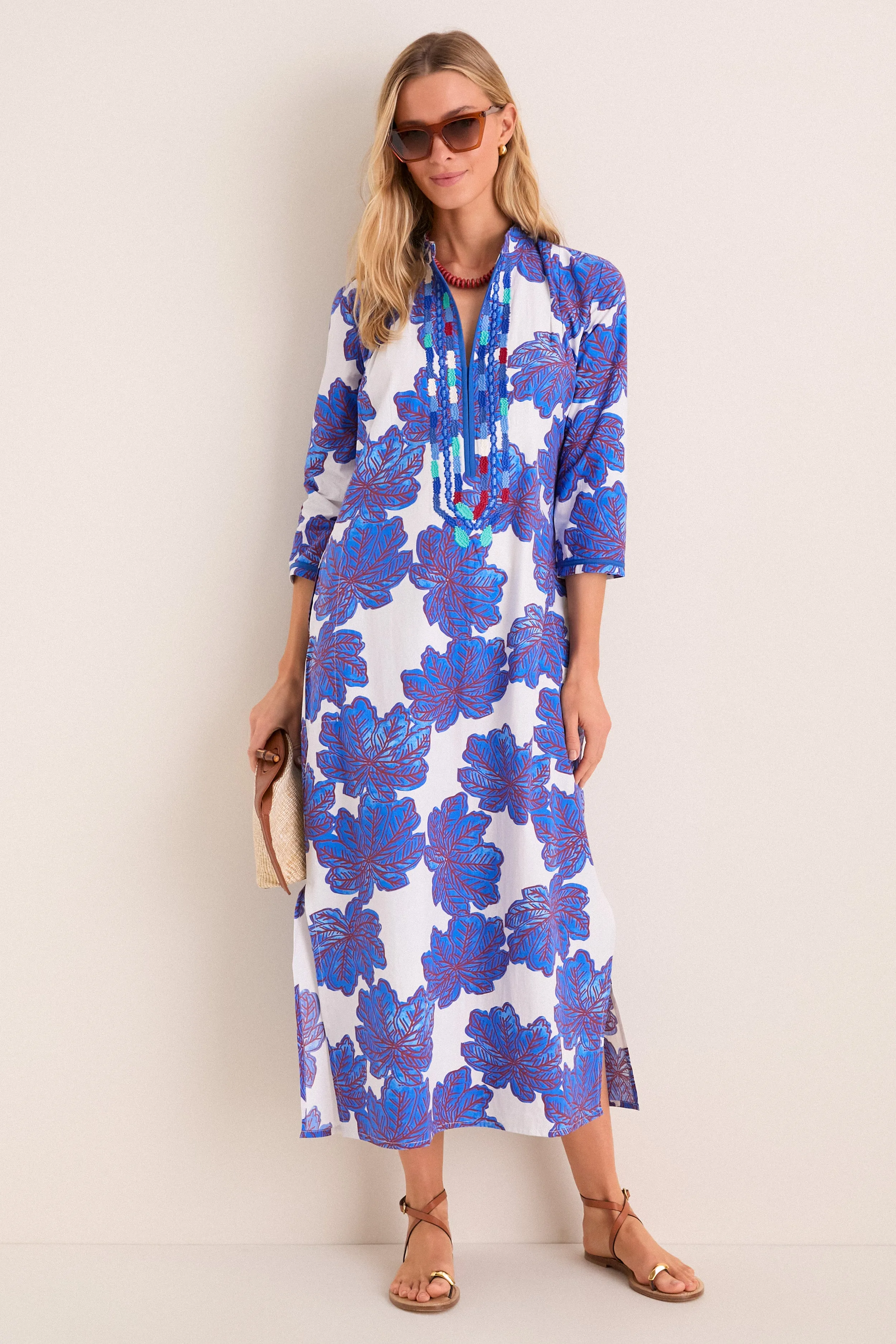 Blue Eenika Clorinda Long Kurta sold by Tuckernuck product image thumbnail 2