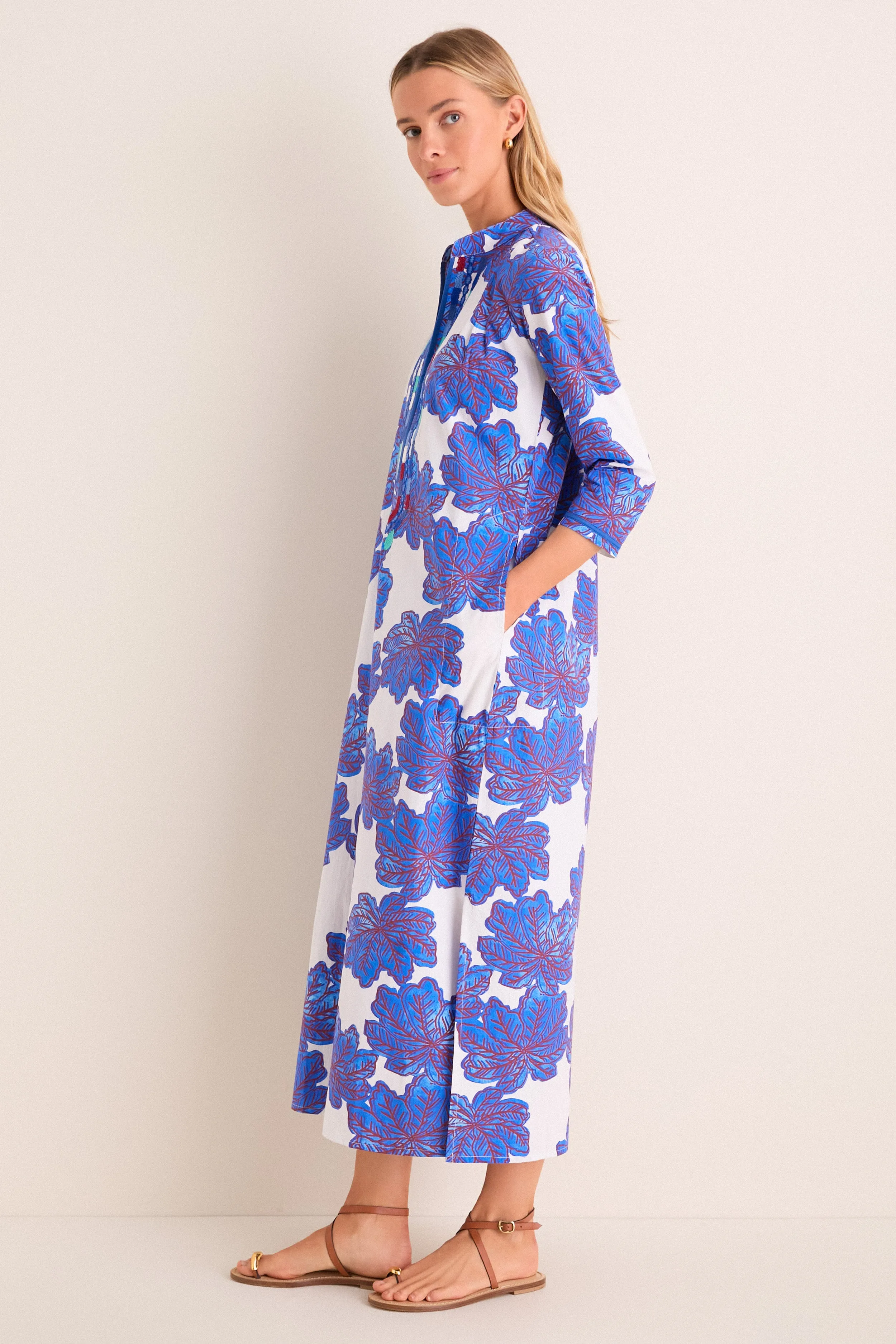 Blue Eenika Clorinda Long Kurta sold by Tuckernuck product image thumbnail 3