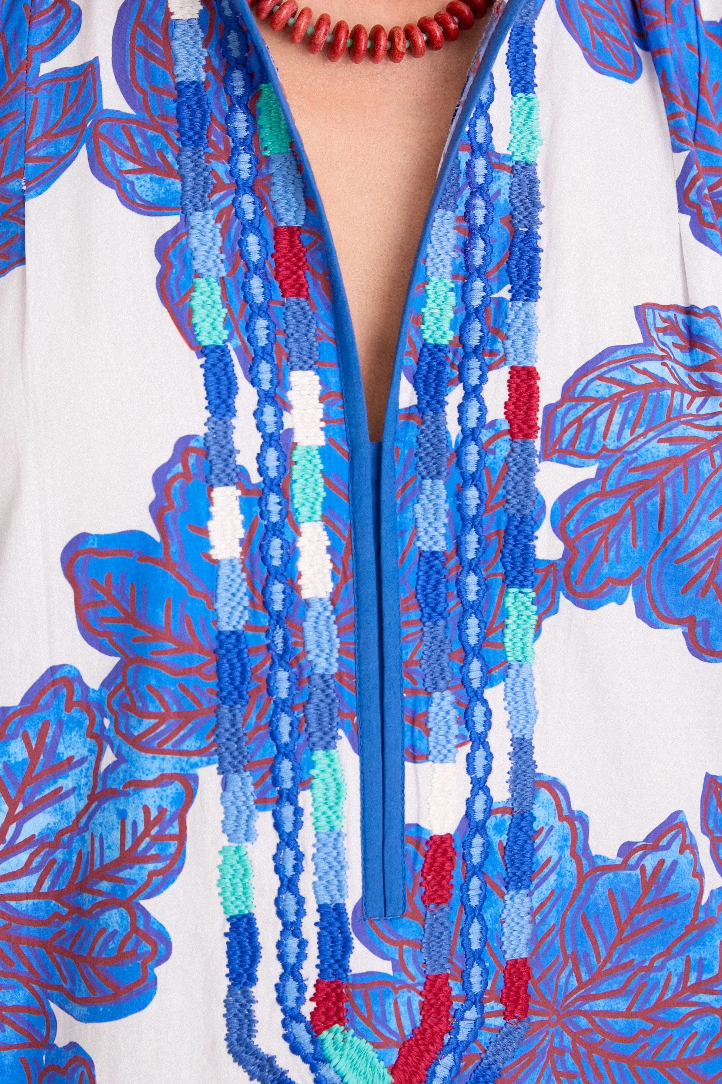 Blue Eenika Clorinda Long Kurta sold by Tuckernuck product image thumbnail 5