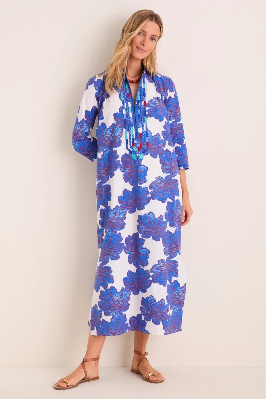 Blue Eenika Clorinda Long Kurta made by Ro's Garden