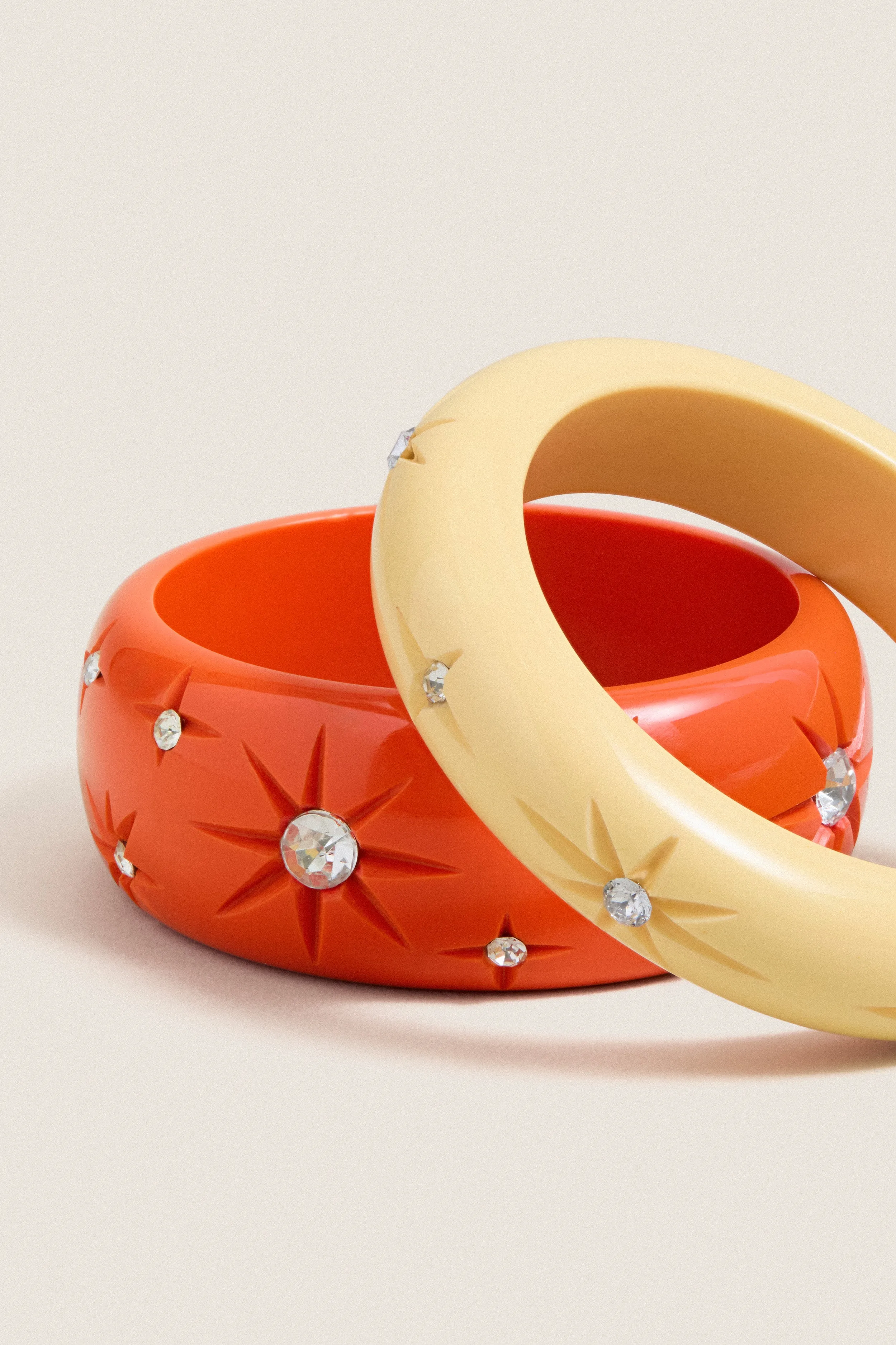 Vanilla and Tangerine Vedette Bangle Set sold by Tuckernuck product image thumbnail 4