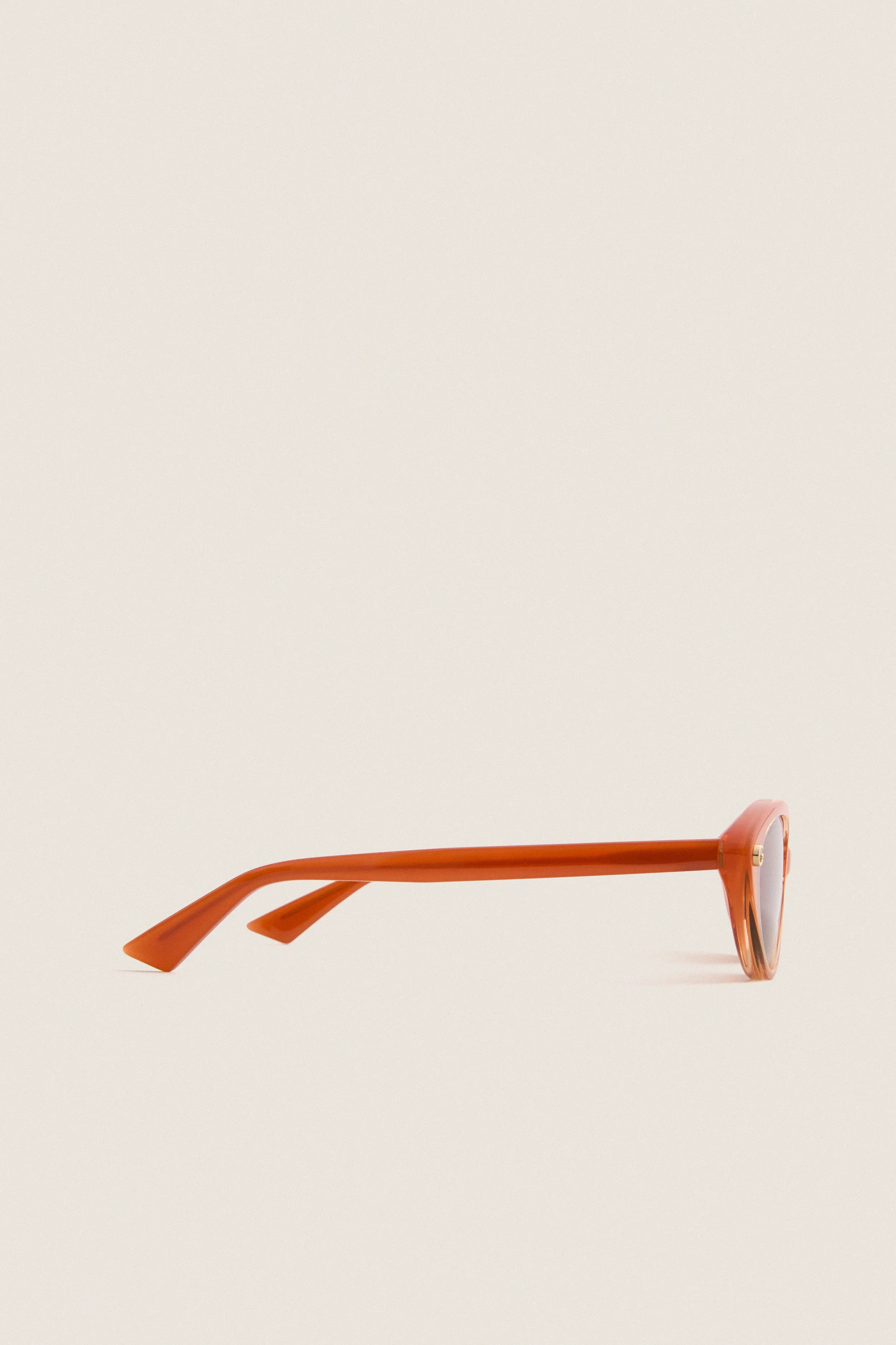 Shiny Milky Orange Double G Sunglasses sold by Tuckernuck product image thumbnail 4