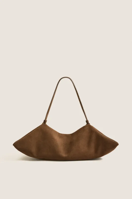 Chocolate Origami Bag made by Altuzarra