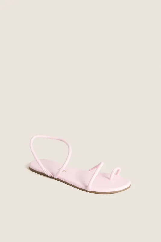 Powder Pink Tubular Mia Napa Sandals made by TKEES