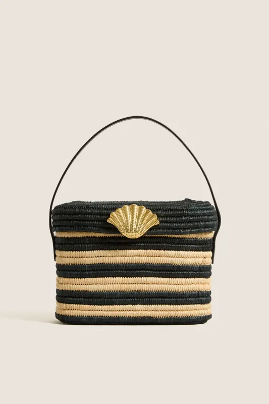 Zebra Stripe Beach Club Tote made by Poolside
