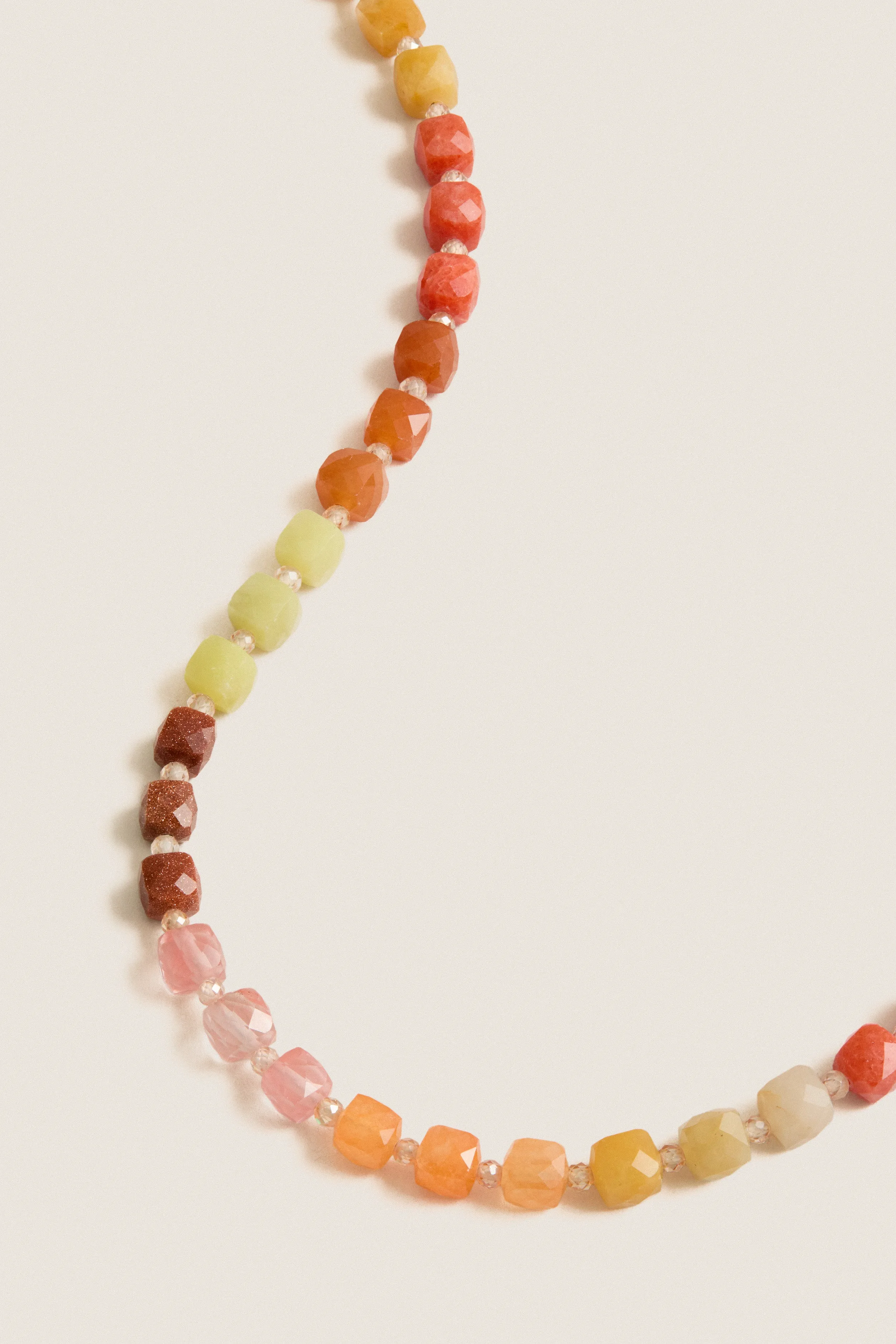 Orange Multi Summer Skies Necklace sold by Tuckernuck product image thumbnail 4