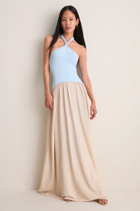 Seabreeze Dune Jordan Halter Dress made by SOLID & STRIPED