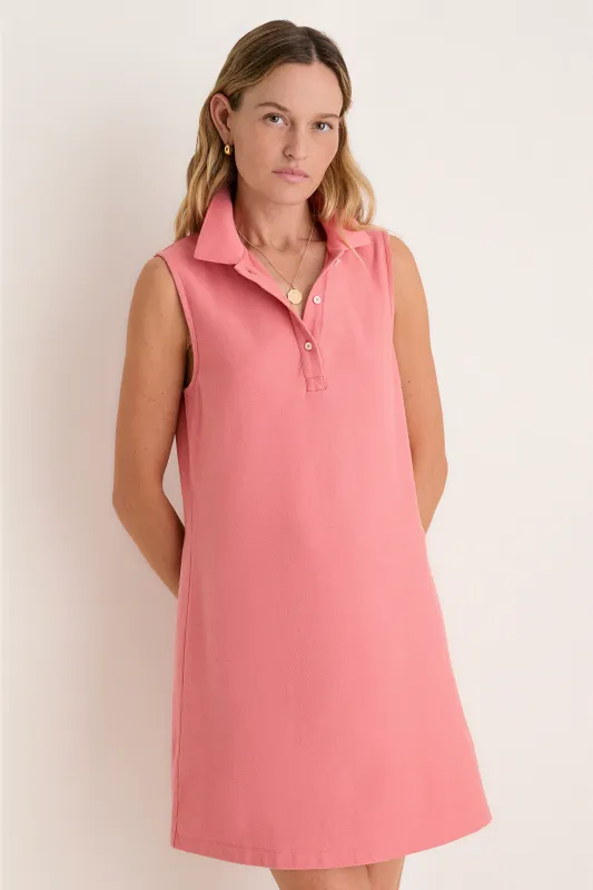 Nantucket Reds Pique Baldwin Polo Dress made by Tuckernuck