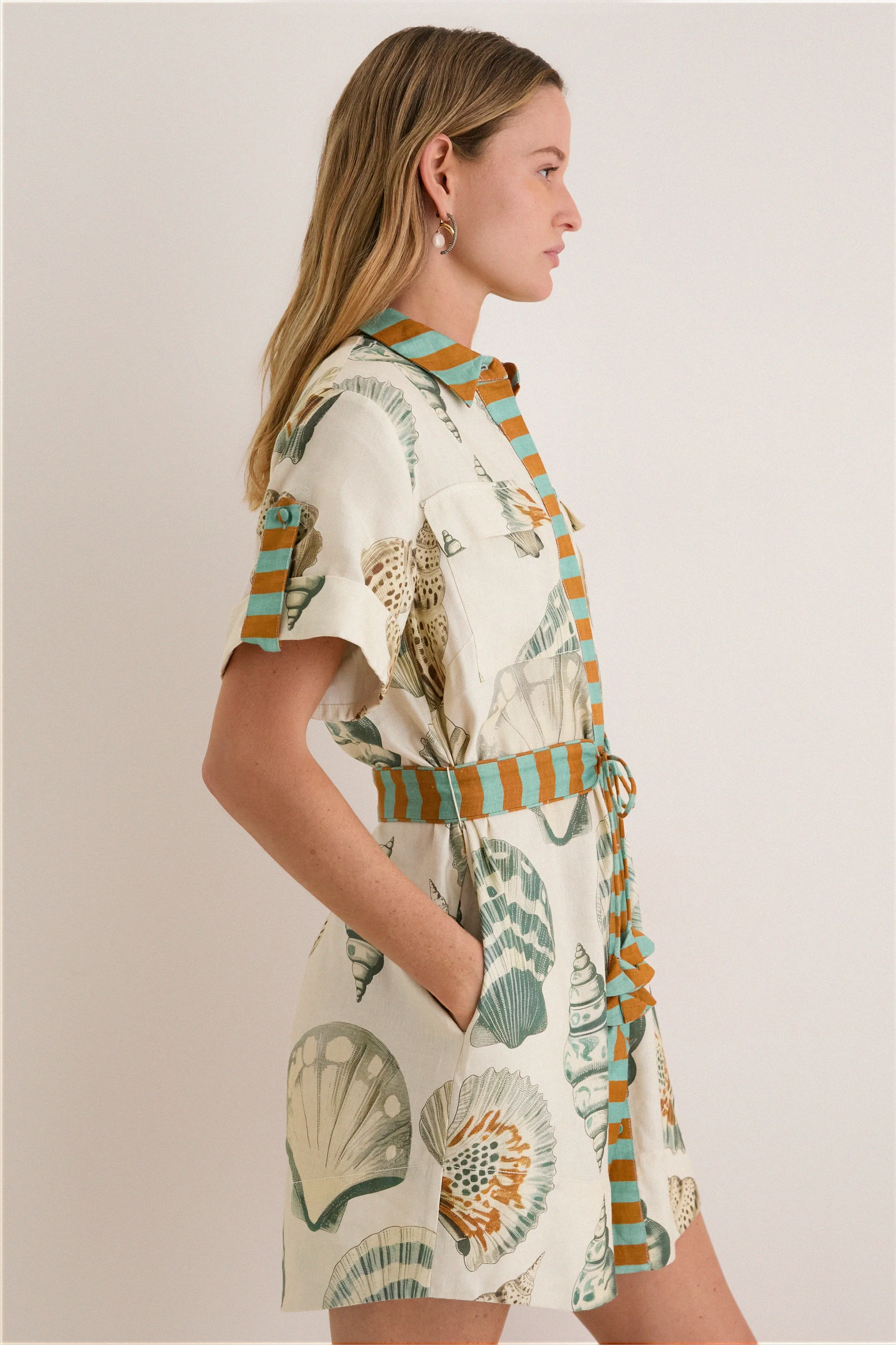 Somers Shell Cream Nicole Dress sold by Tuckernuck product image thumbnail 3