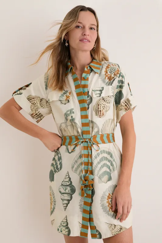 Somers Shell Cream Nicole Dress made by Hunter Bell NYC
