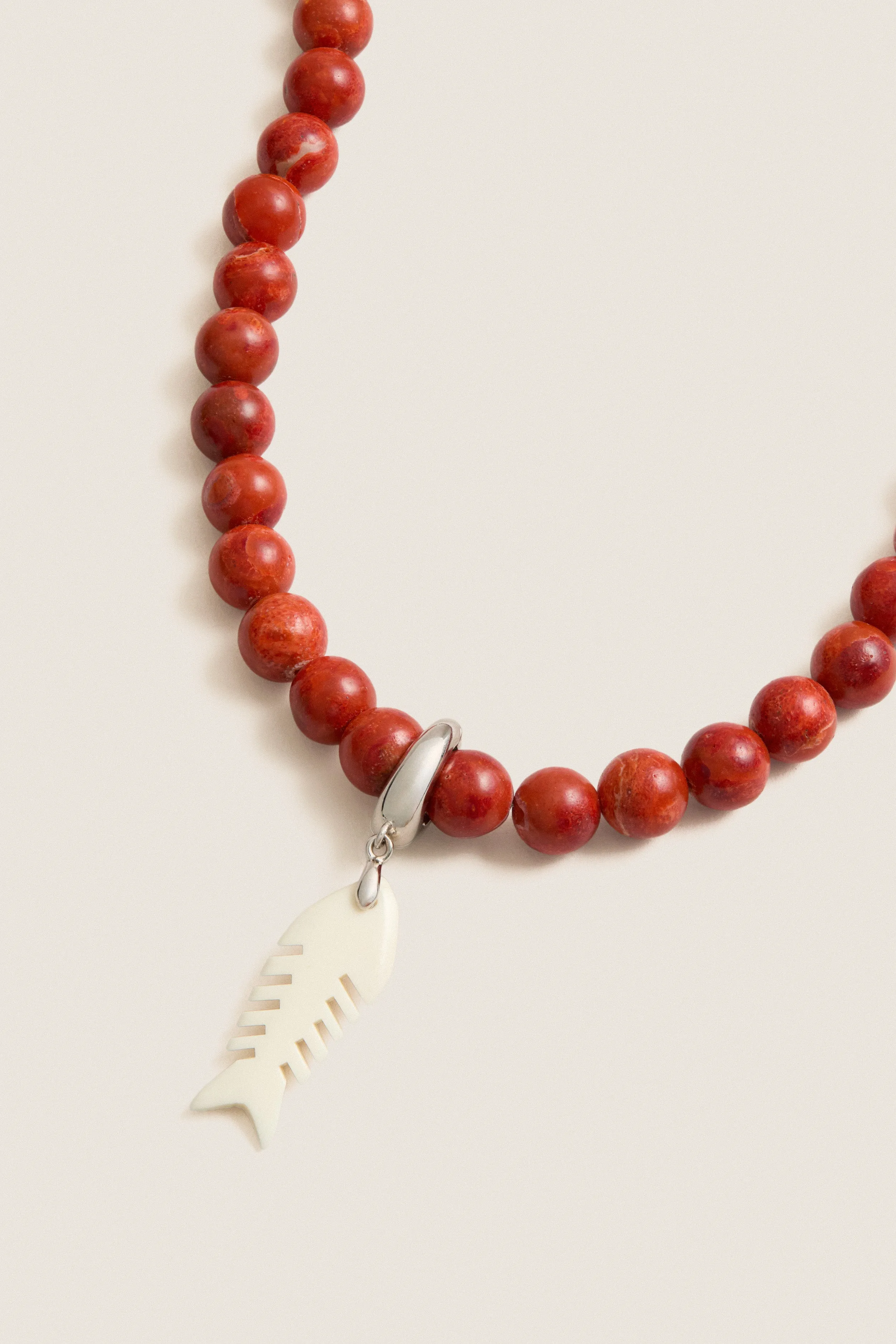 Rust Sardine Stone Necklace sold by Tuckernuck product image thumbnail 5