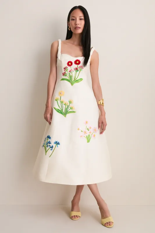 Wildflower Beatrice Embellished Midi Dress made by LEO LIN