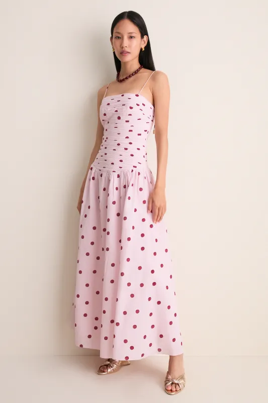 Pink Sia Maxi Dress made by Kivari