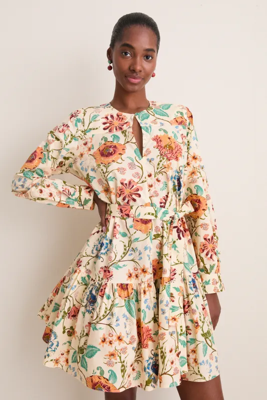 Abalone Noelia Long Sleeve Mini Dress made by Ulla Johnson