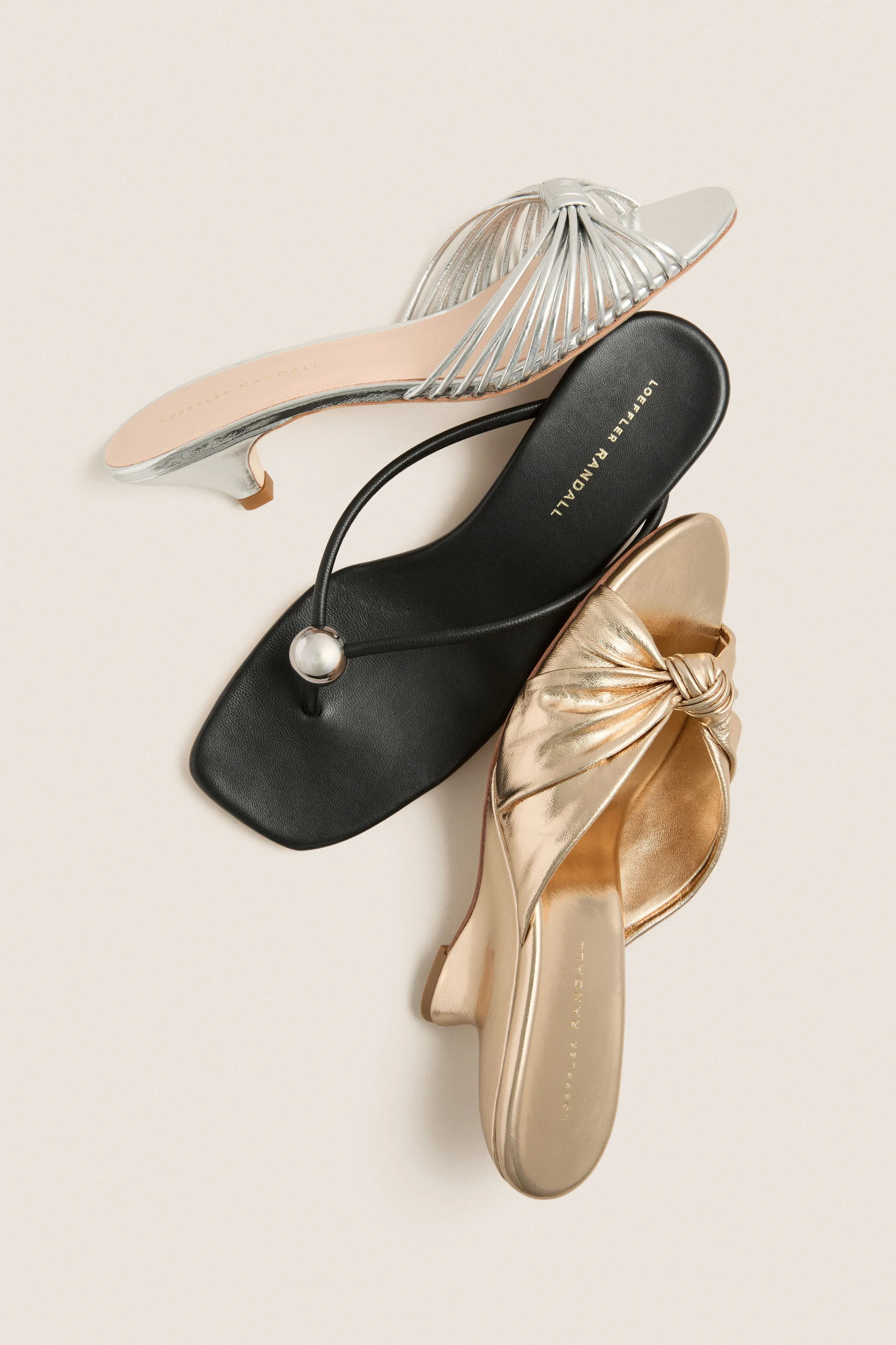 Silver Metallic Dixie Kitten Heels sold by Tuckernuck product image thumbnail 5