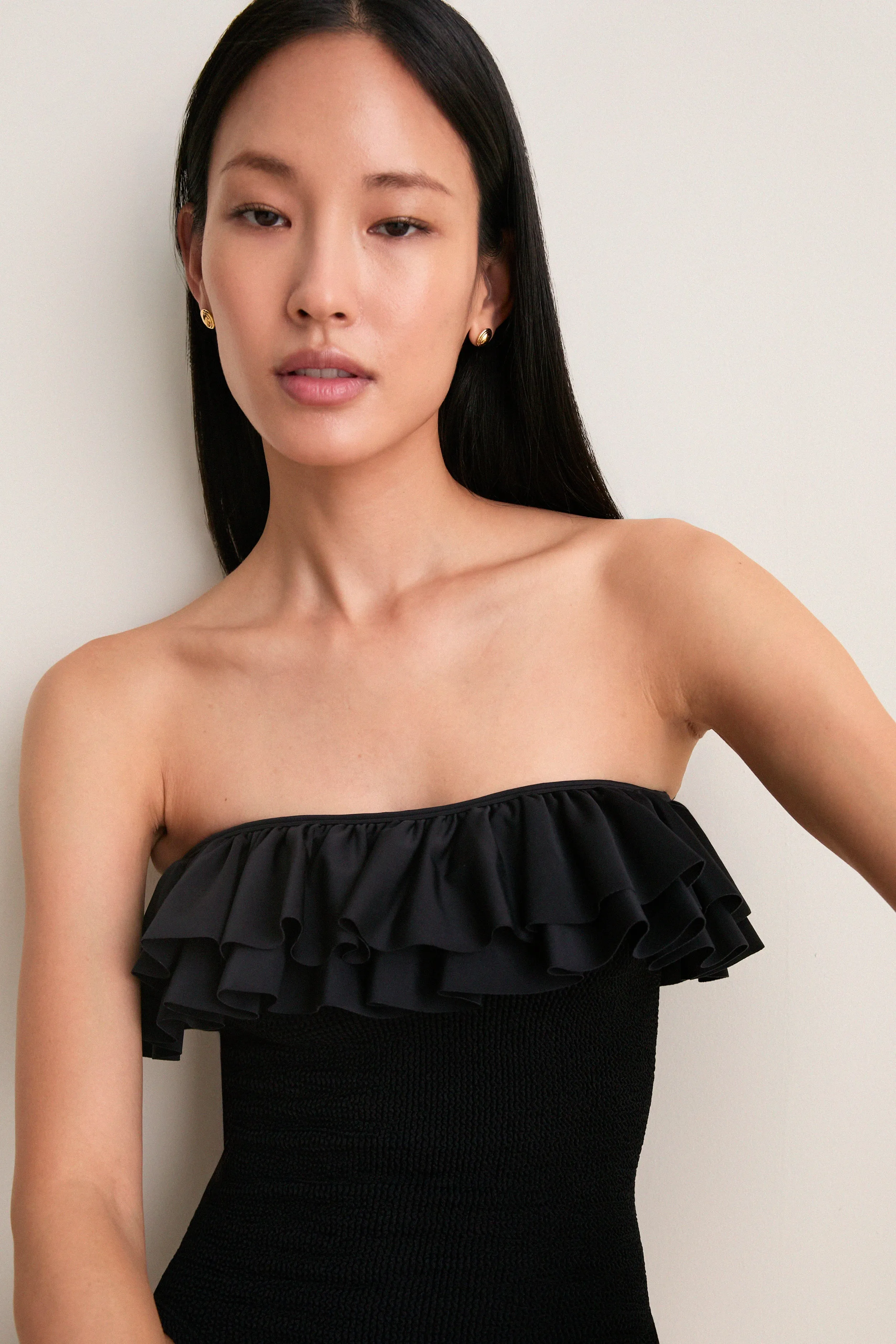 Black Ruffle Eloise One Piece sold by Tuckernuck product image thumbnail 2