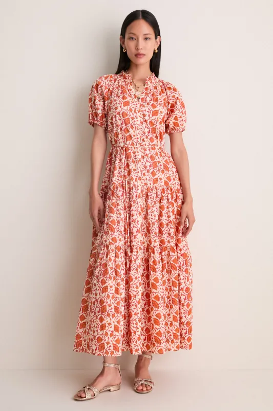 Night Blooms Sorbet Mazza Maxi made by Apiece Apart